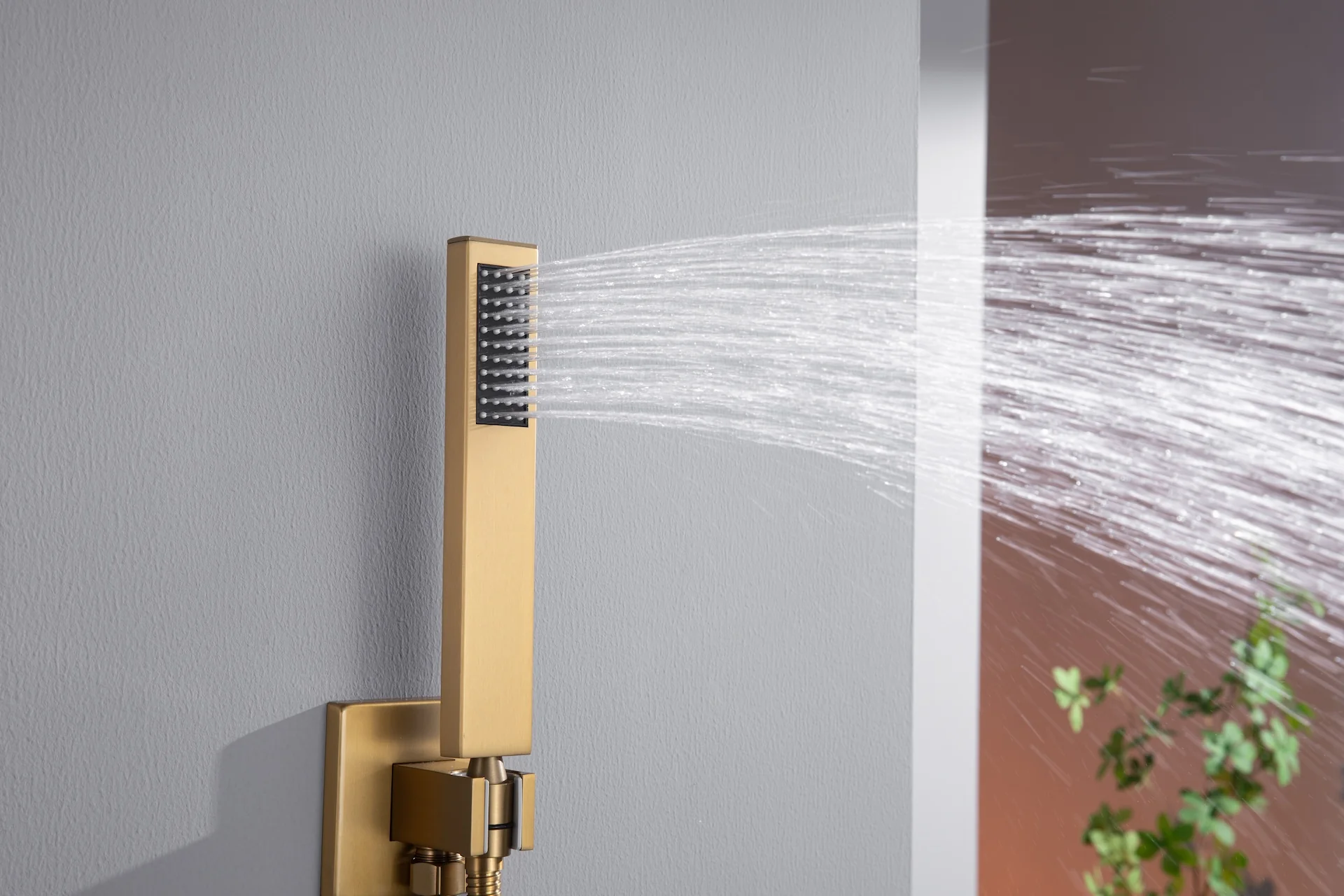 4-Way Thermostatic Faucet with Dual Regular Heads and Dual Handle wands - Image 13