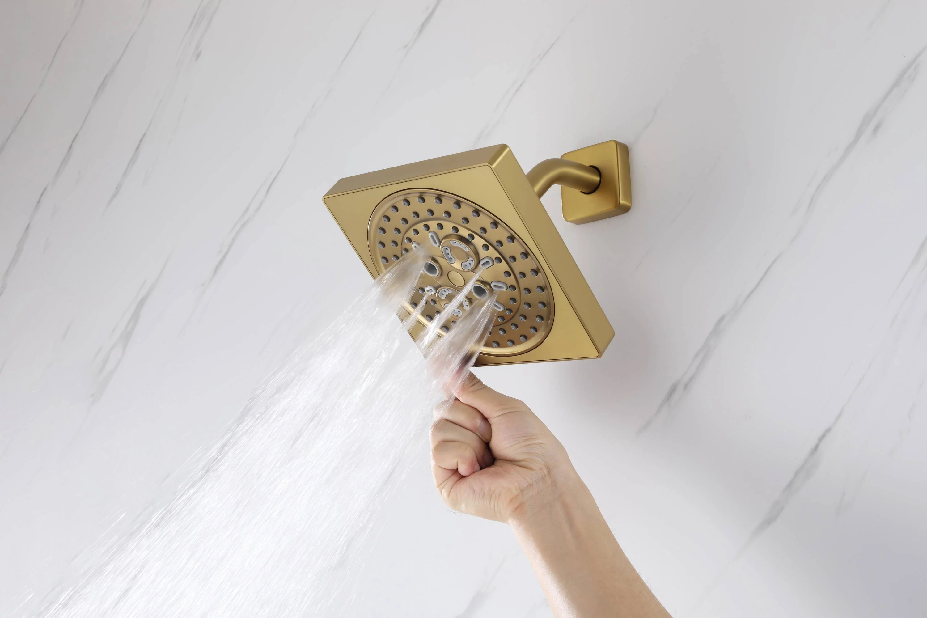 12" or "16" Rainfall Head 3-Way Thermostatic Shower Faucet with Regular Head - Image 31