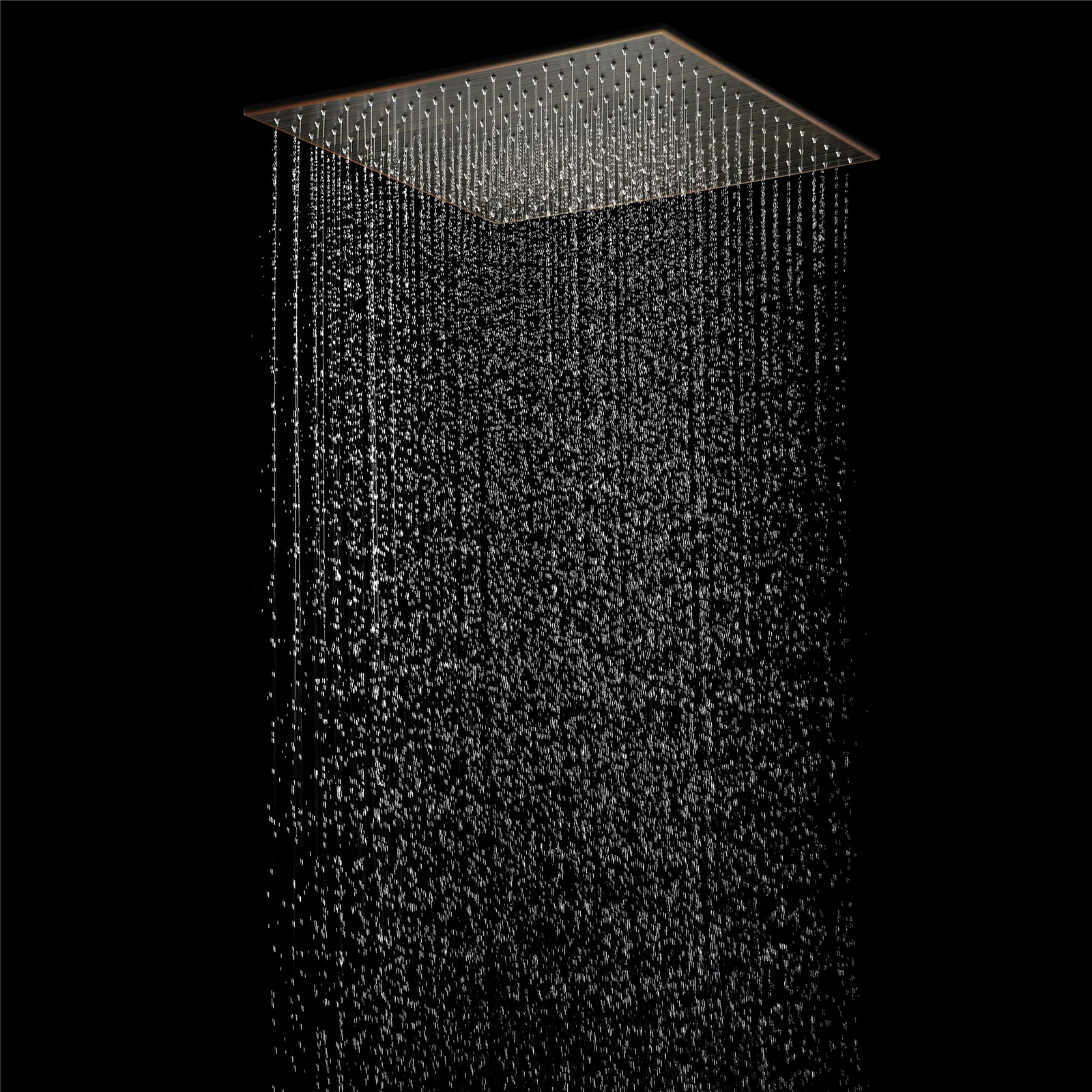 20-Inch Oil Rubbed Bronze Ceiling-Mounted Rainfall Shower Faucet with 3-Way Thermostat - Includes 6'' Regular Head and Handle Wand - Image 9