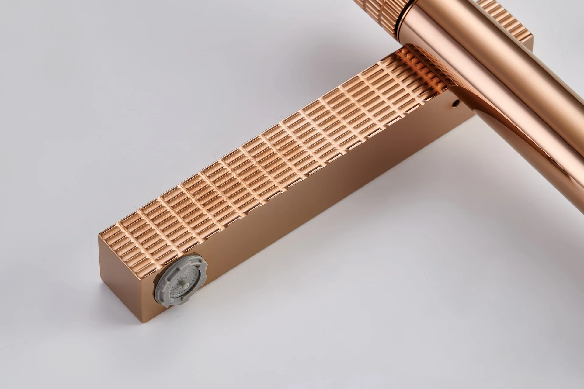 Brushed gold or Brushed Nickel or Matte Black Or Rose Gold single handle brass bathroom faucet with pop up drain - Image 24