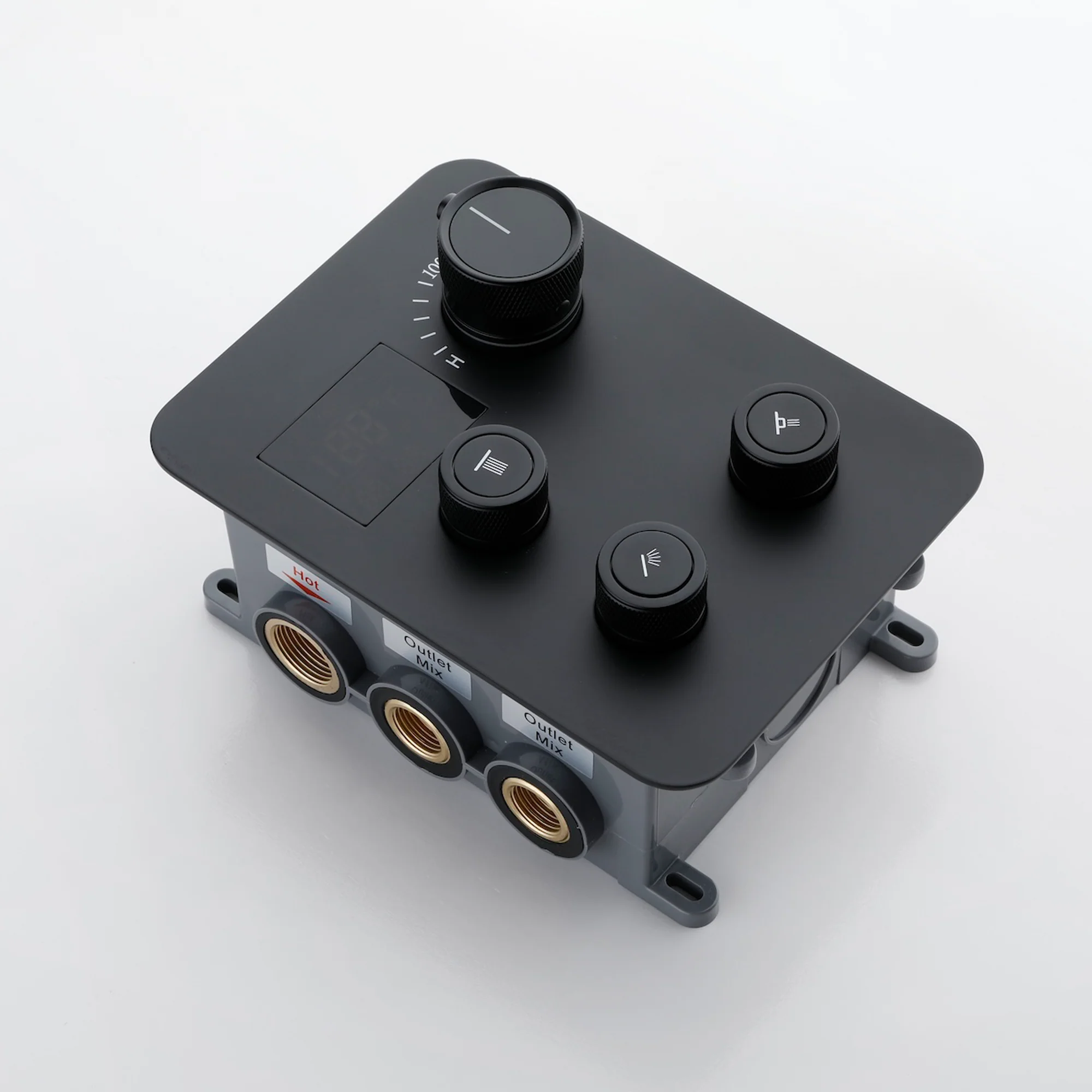 3 way or 4 way digital display rough in valve with trim - Image 7