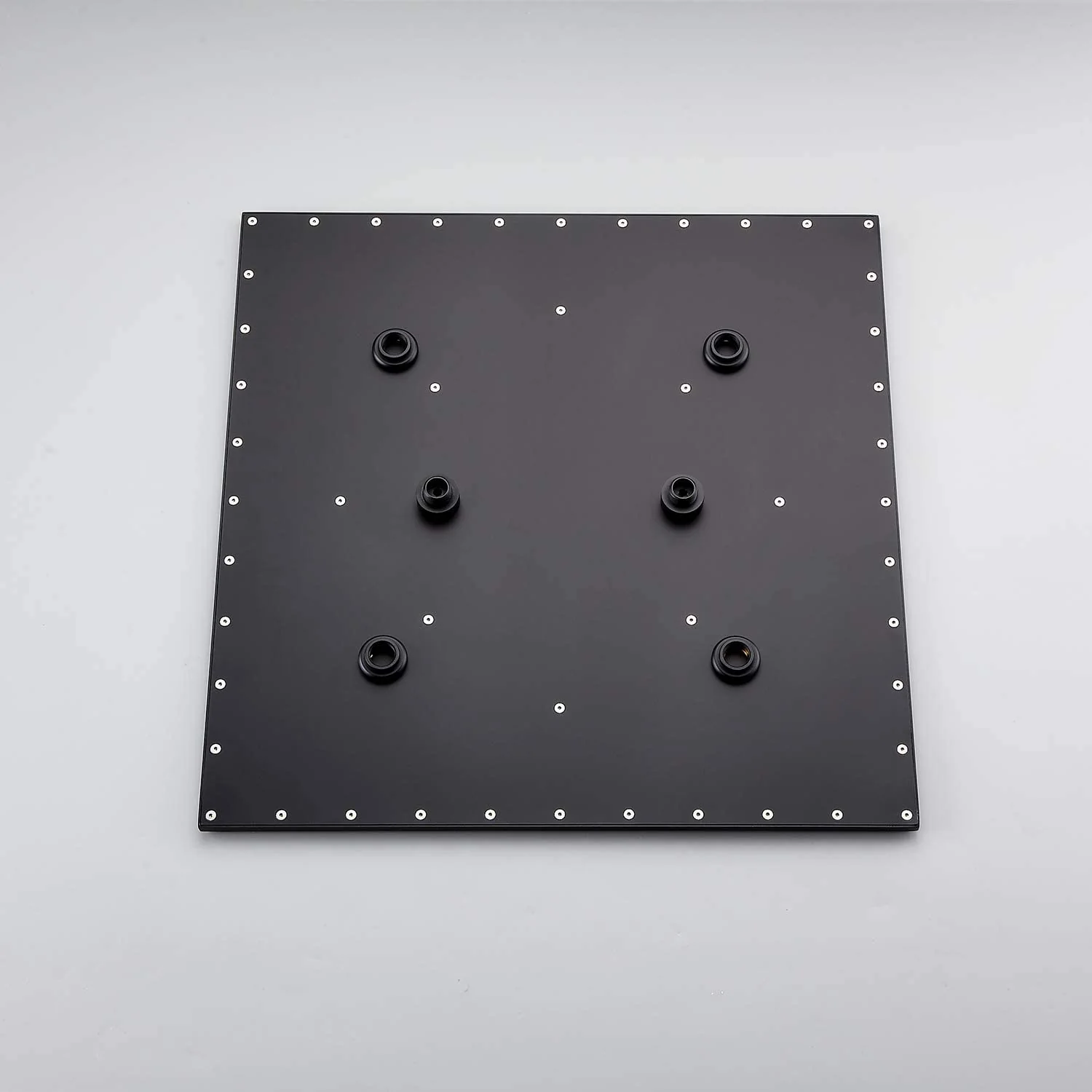 20'' ceiling mounted LED matte Black 3 way thermostatic valve tub spout that each function run at the same time and separately - Image 13