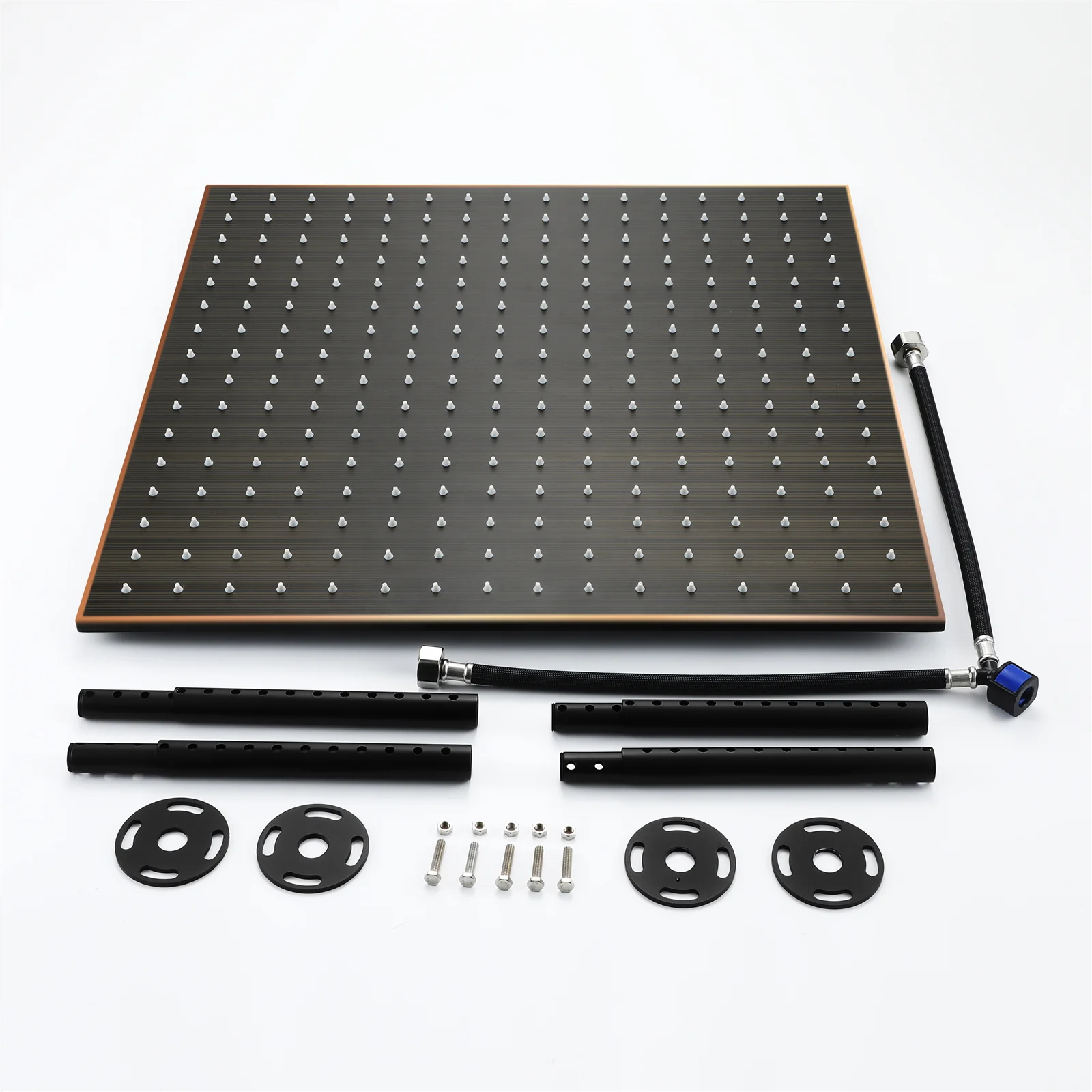 LED Oil Rubbed Bronze 20" Ceiling-Mounted 3-Way Thermostatic Shower Faucet - Image 14