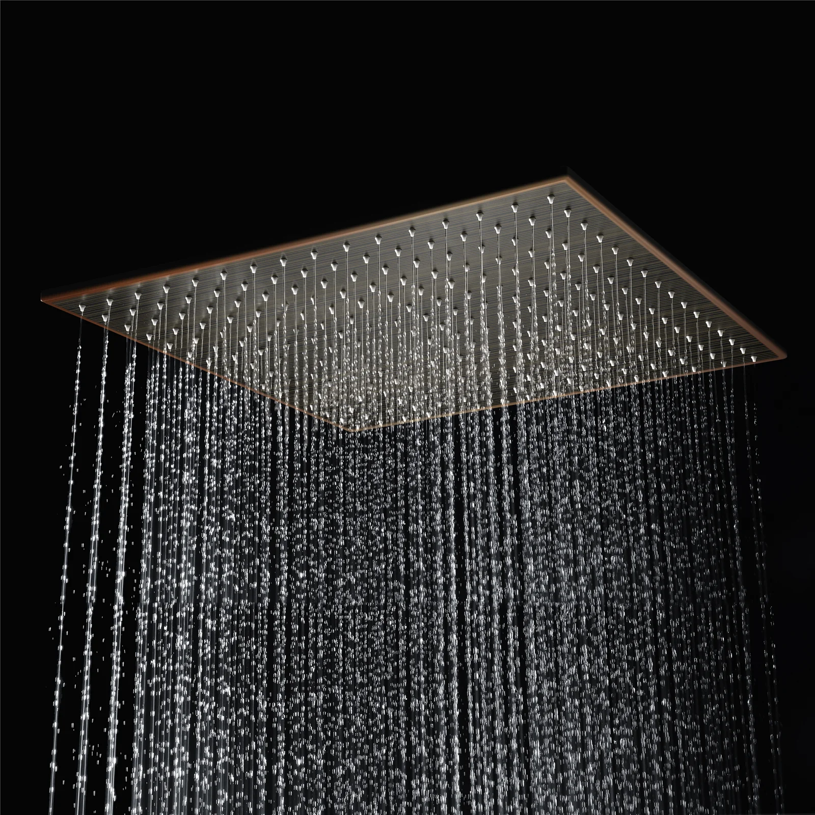 LED Oil Rubbed Bronze 20" Ceiling-Mounted 3-Way Thermostatic Shower Faucet - Image 4