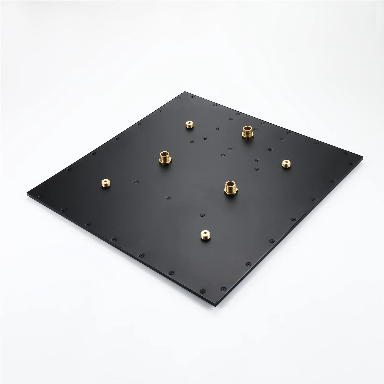 20 inch  flush-mount or ceiling mount rainfall waterfall shower systems 6 way thermostatic valve with 6 body jets and sliding bar and  regular head - Image 45