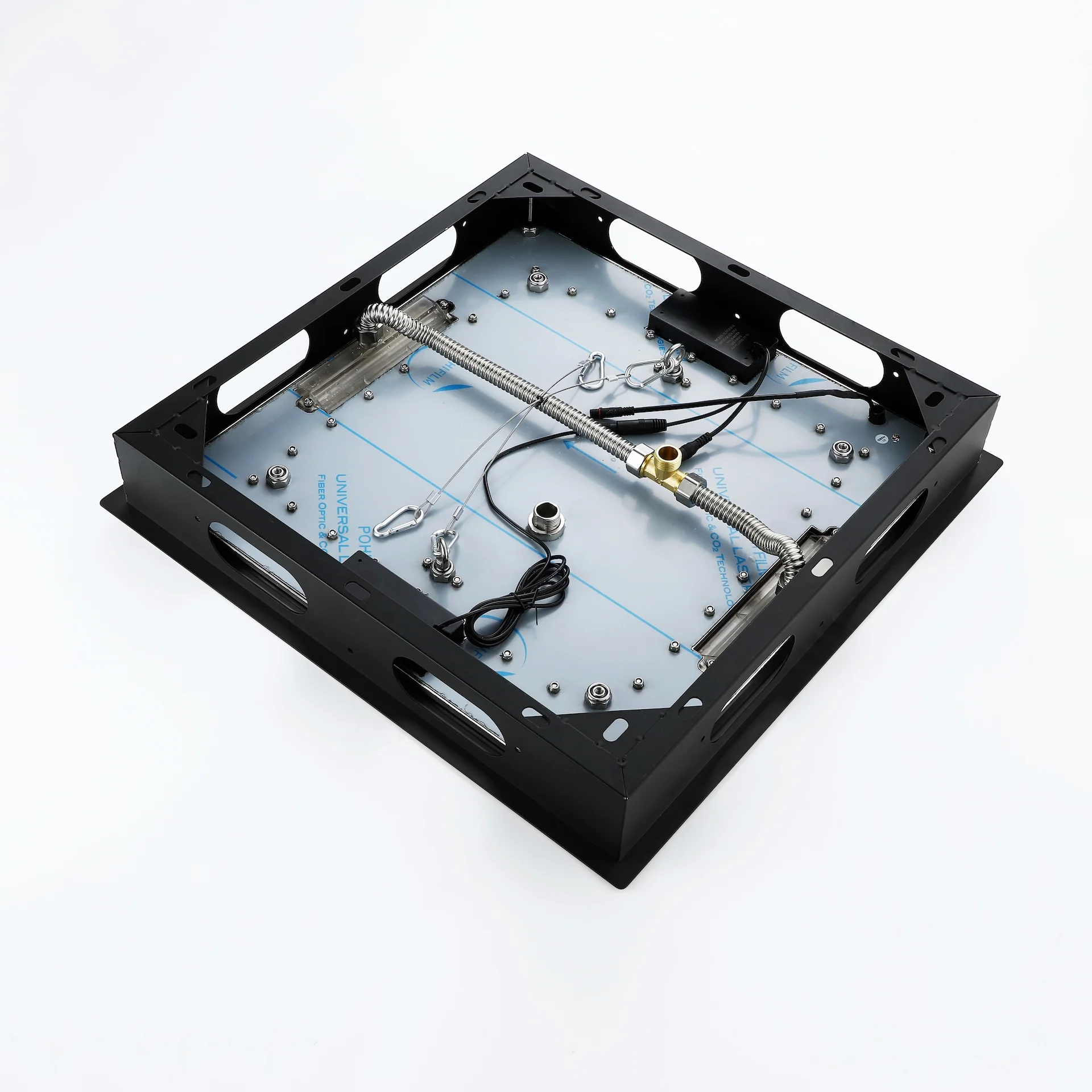 20 inch  flush-mount or ceiling mount rainfall waterfall shower systems 6 way thermostatic valve with 6 body jets and sliding bar and  regular head - Image 49