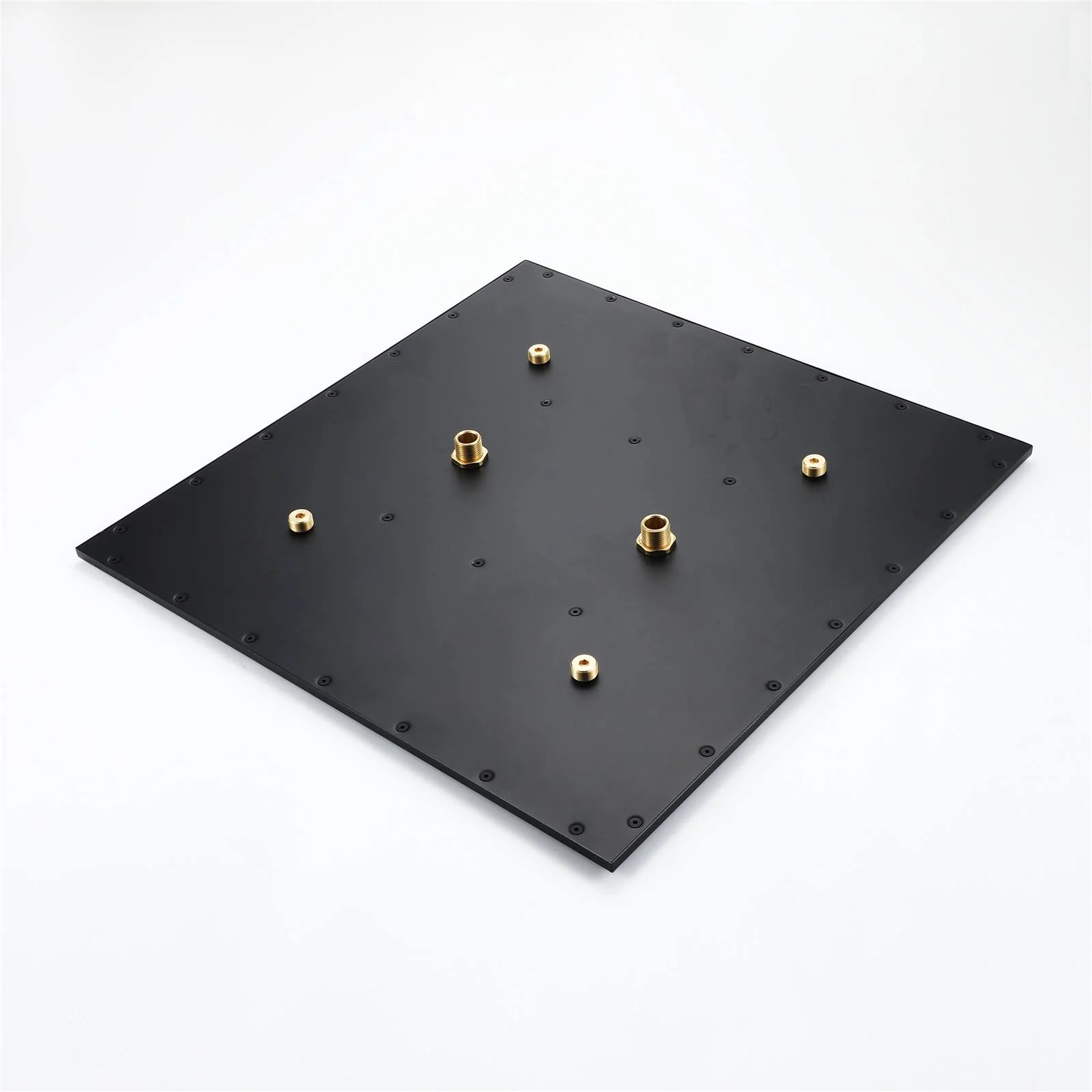 Matte Black Ceiling Mounted Rainfall Shower Faucet: 20'' or 24'' with LED Option, Dual Function - Image 8