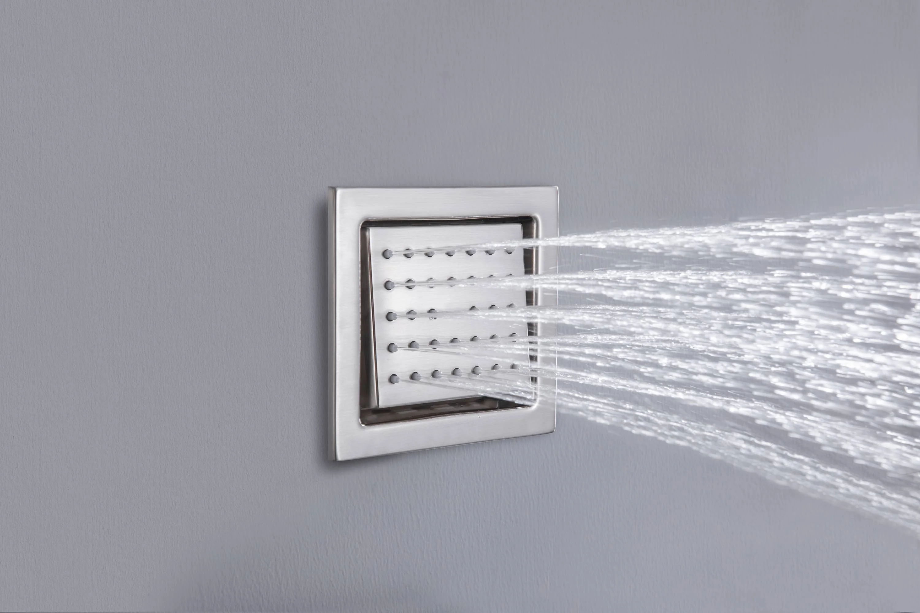 Wall Mount 22-Inch Rainfall Waterfall Shower Head with 4-Way Digital Display and Body Jets - Image 13