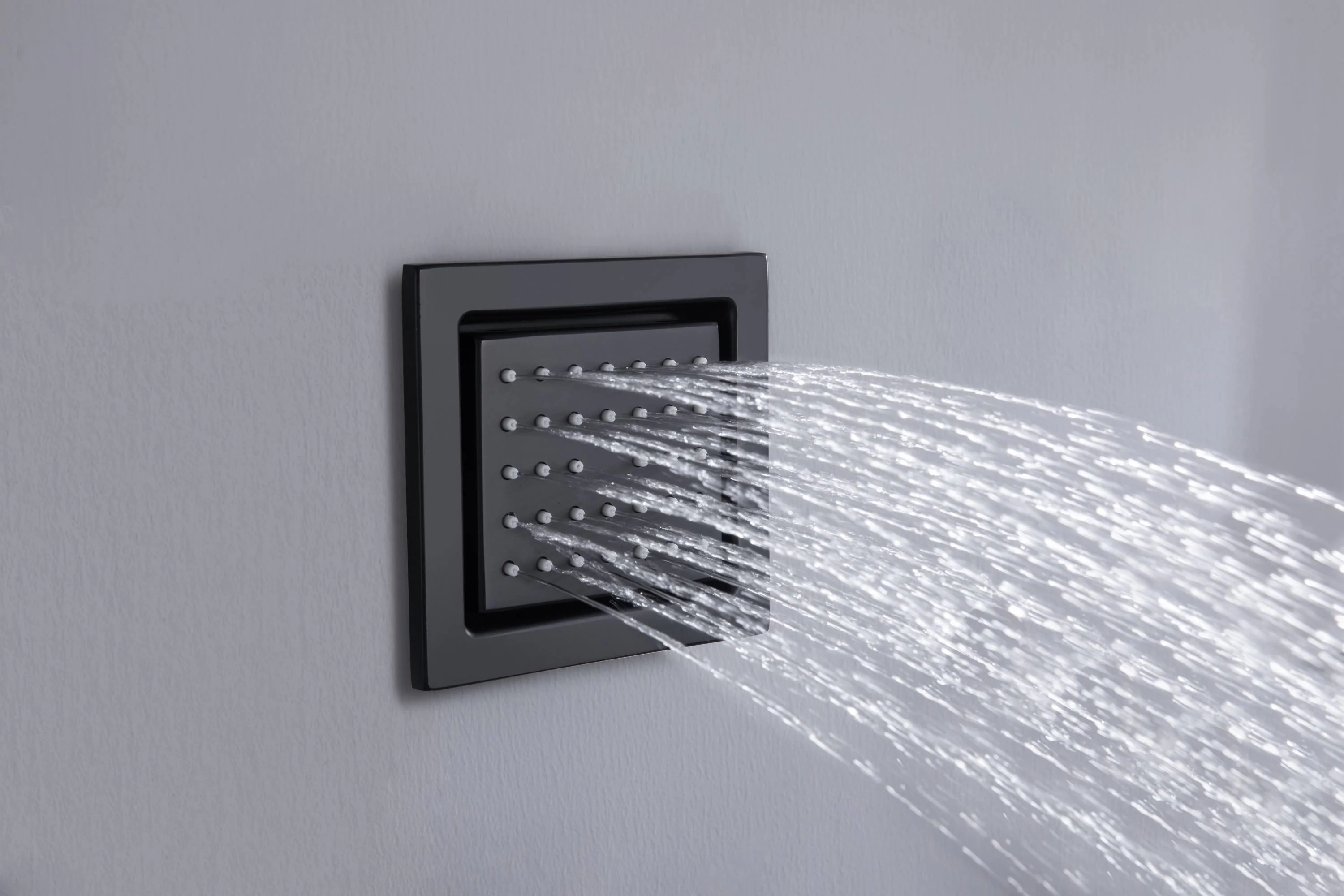 Wall Mount 22-Inch Rainfall Waterfall Shower Head with 4-Way Digital Display and Body Jets - Image 34