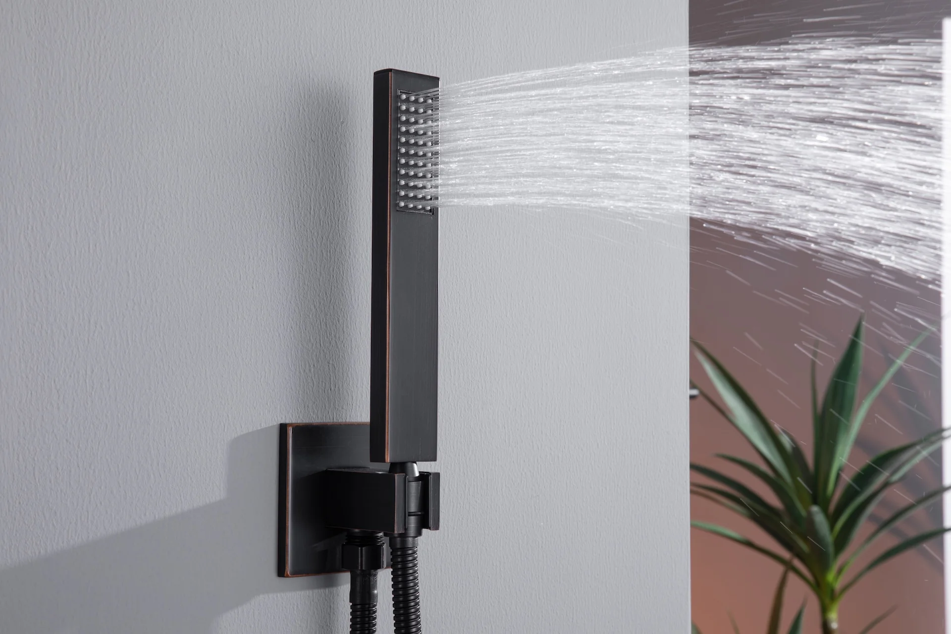 Wall Mount 22-Inch Rainfall Waterfall Shower Head with 4-Way Digital Display and Body Jets - Image 52