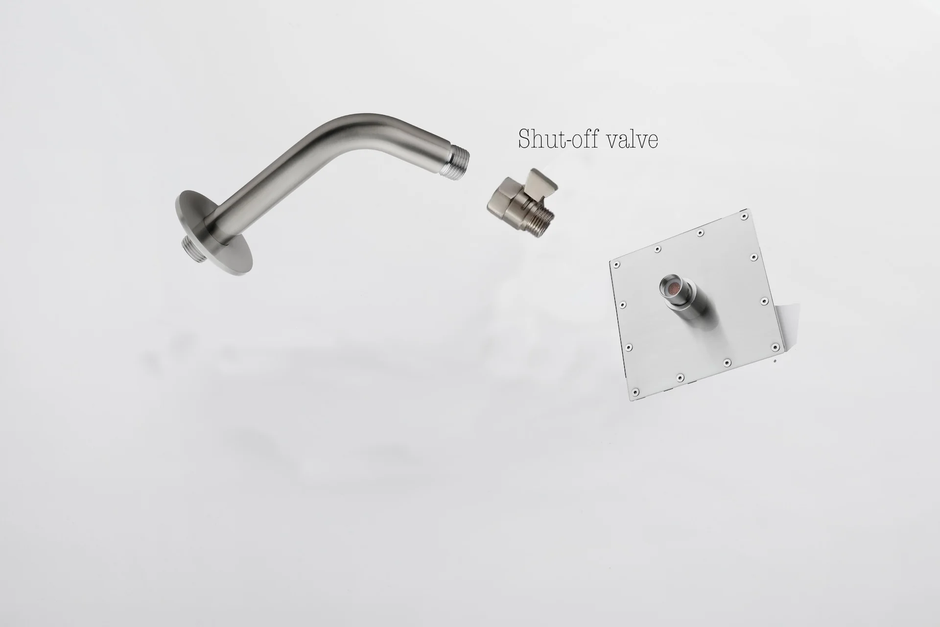 20-Inch Matte Black Or Brushed Gold or brushed nickel Rainfall, Waterfall, and Mist Shower System with LED Colors, Bluetooth Music, 6-Way Thermostatic Valve, 6 Body Jets, and Touch Panel - Image 11