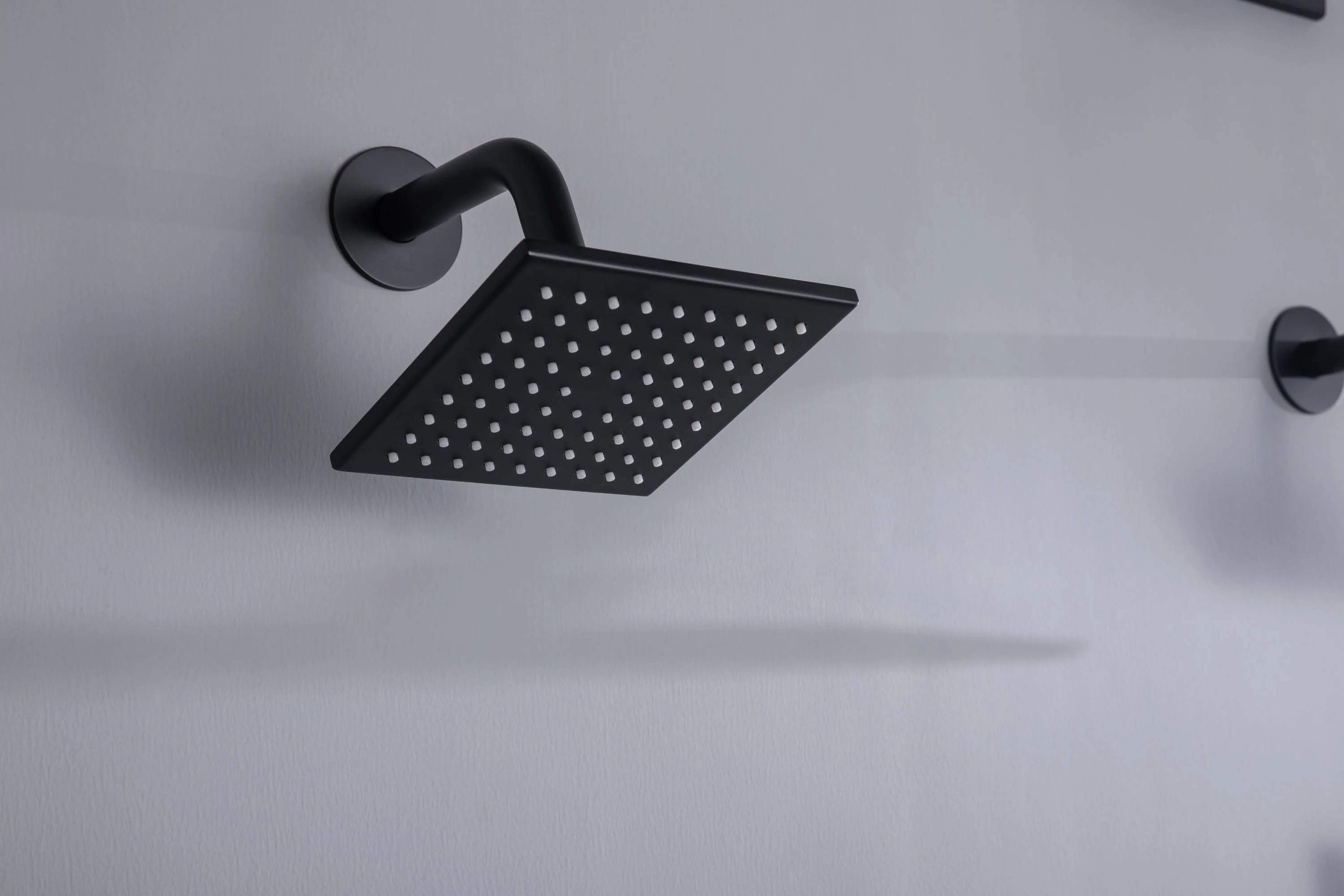 40 inch x 20 inch rainfall shower head 64 led light 6 way digital display shower faucet with dual regular heads and body jets - Image 28