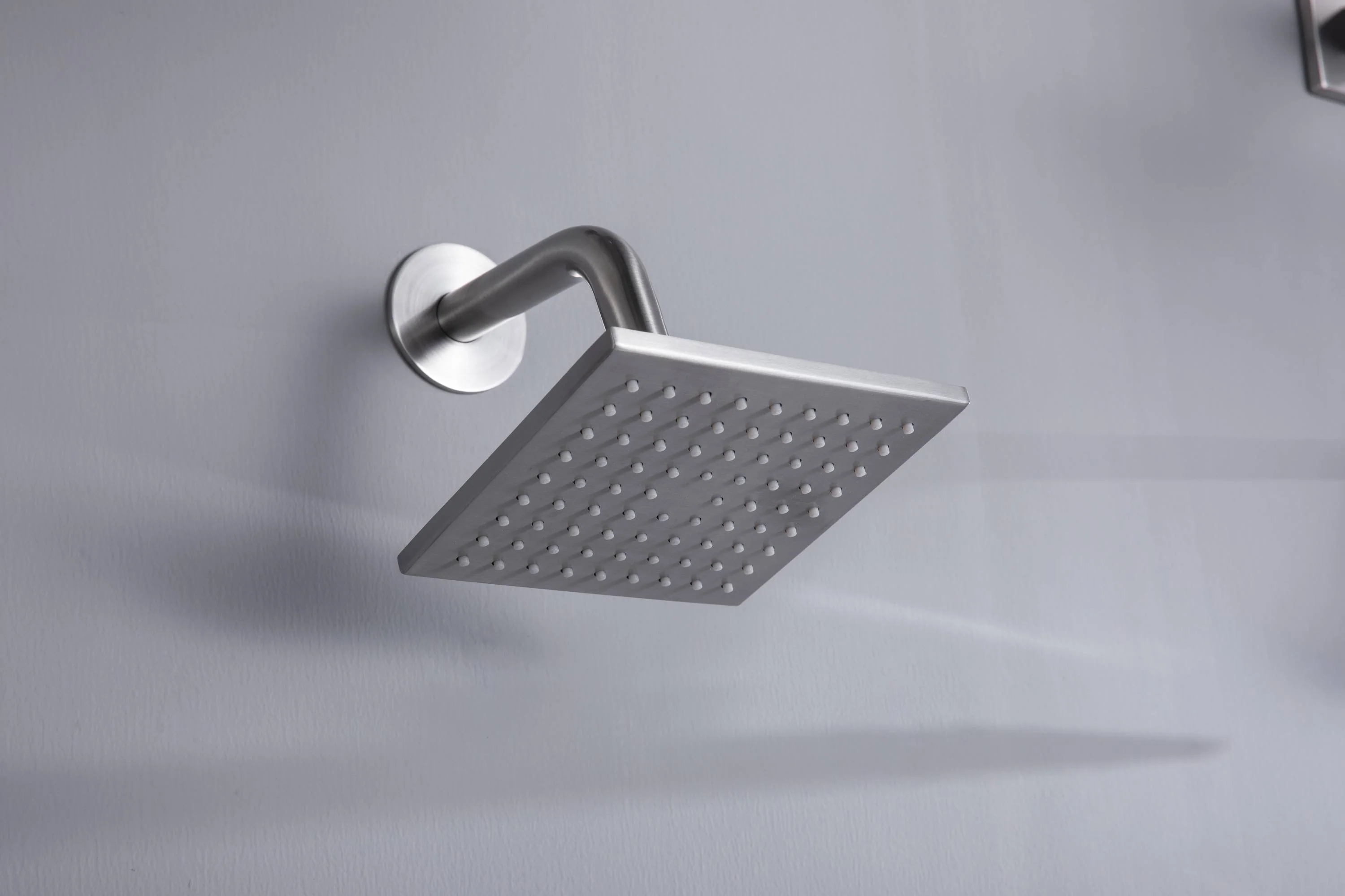 40 inch x 20 inch rainfall shower head 64 led light 6 way digital display shower faucet with dual regular heads and body jets - Image 50