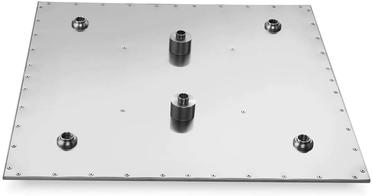 20" or 24" Chrome Ceiling Mounted Rainfall Shower Faucet with 3-Way Touch Panel - Image 10