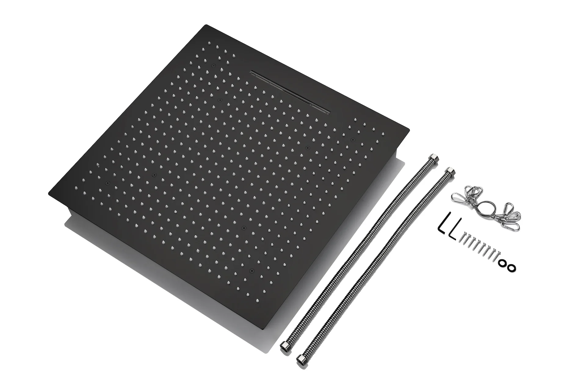 24 inch flush mount rainfall waterfall two function shower head - Image 10