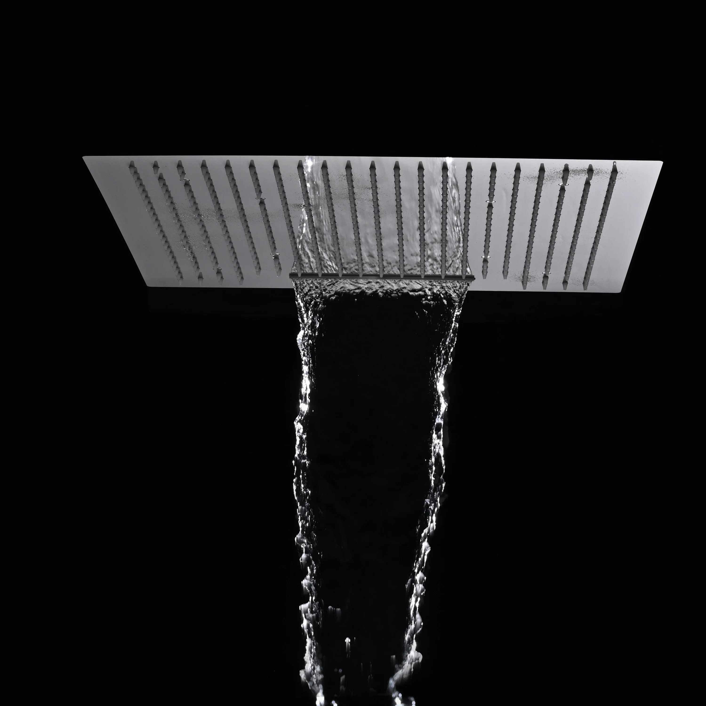 24 inch flush mount rainfall waterfall two function shower head - Image 5