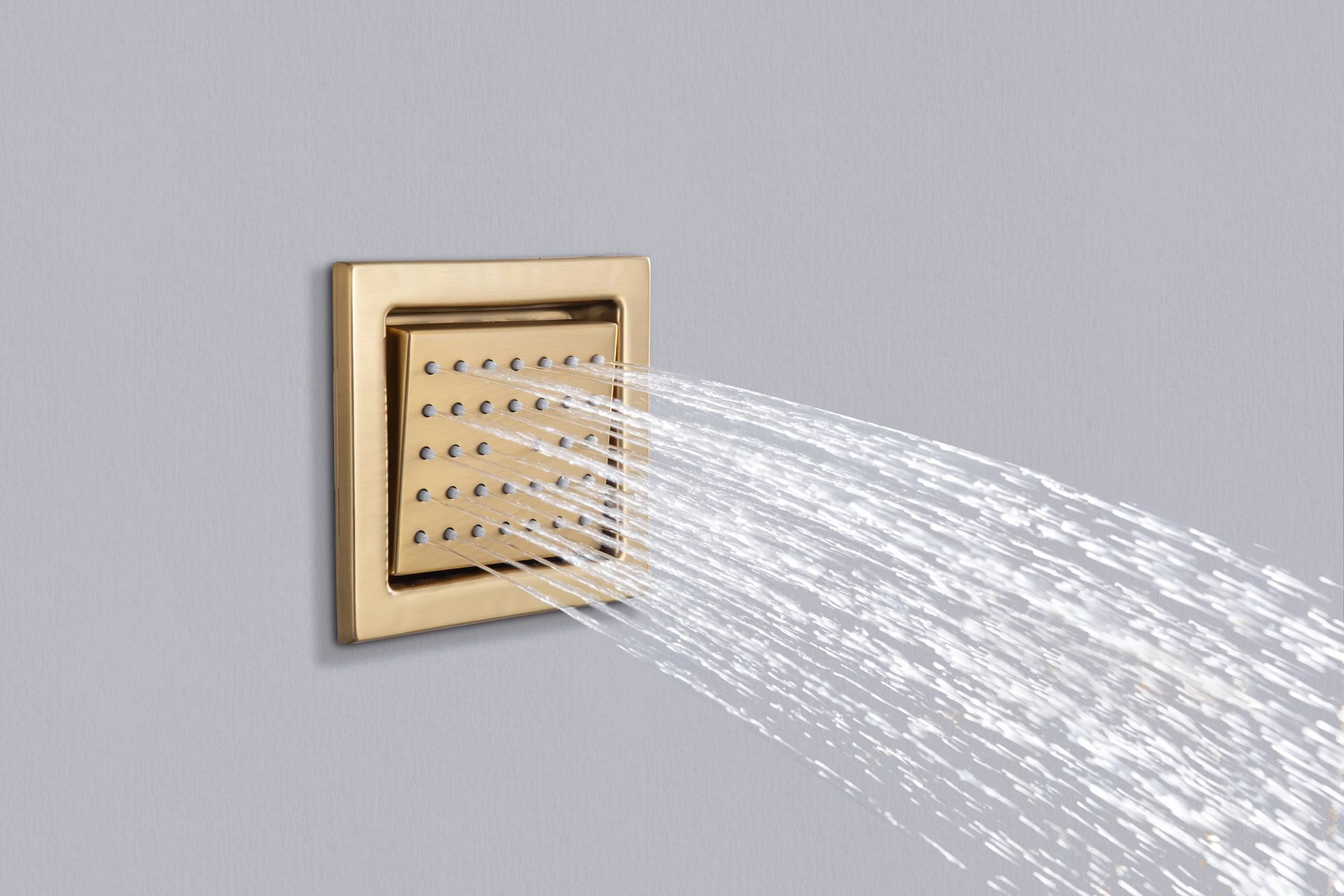 20 inch flush mount rainfall waterfall shower head with 4 way digital display valve and 4 inch body jets - Image 20