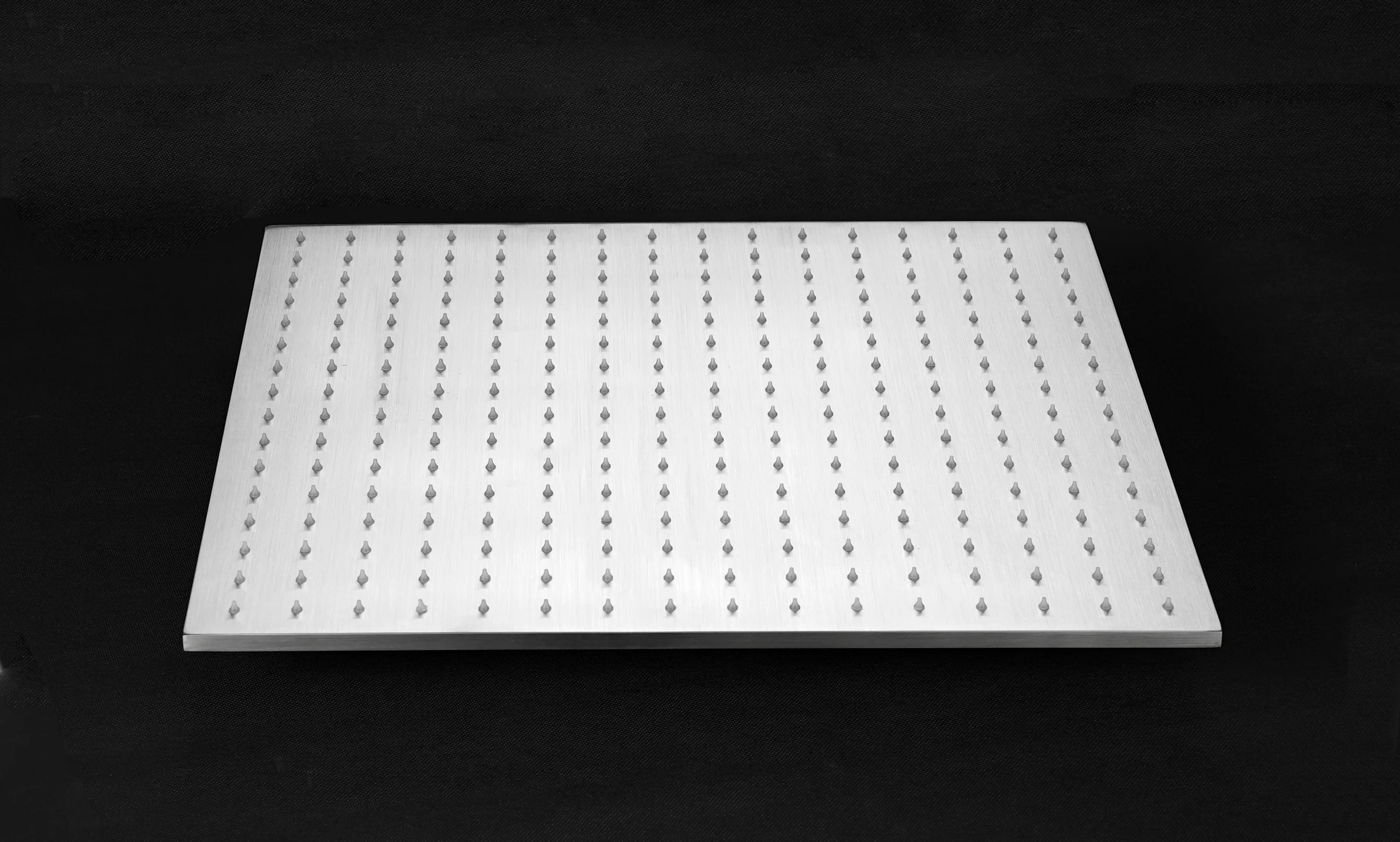20-Inch Brushed Nickel Rainfall Shower Head: Choose Between Non-LED or LED, Enjoy Ceiling-Mounted - Image 9