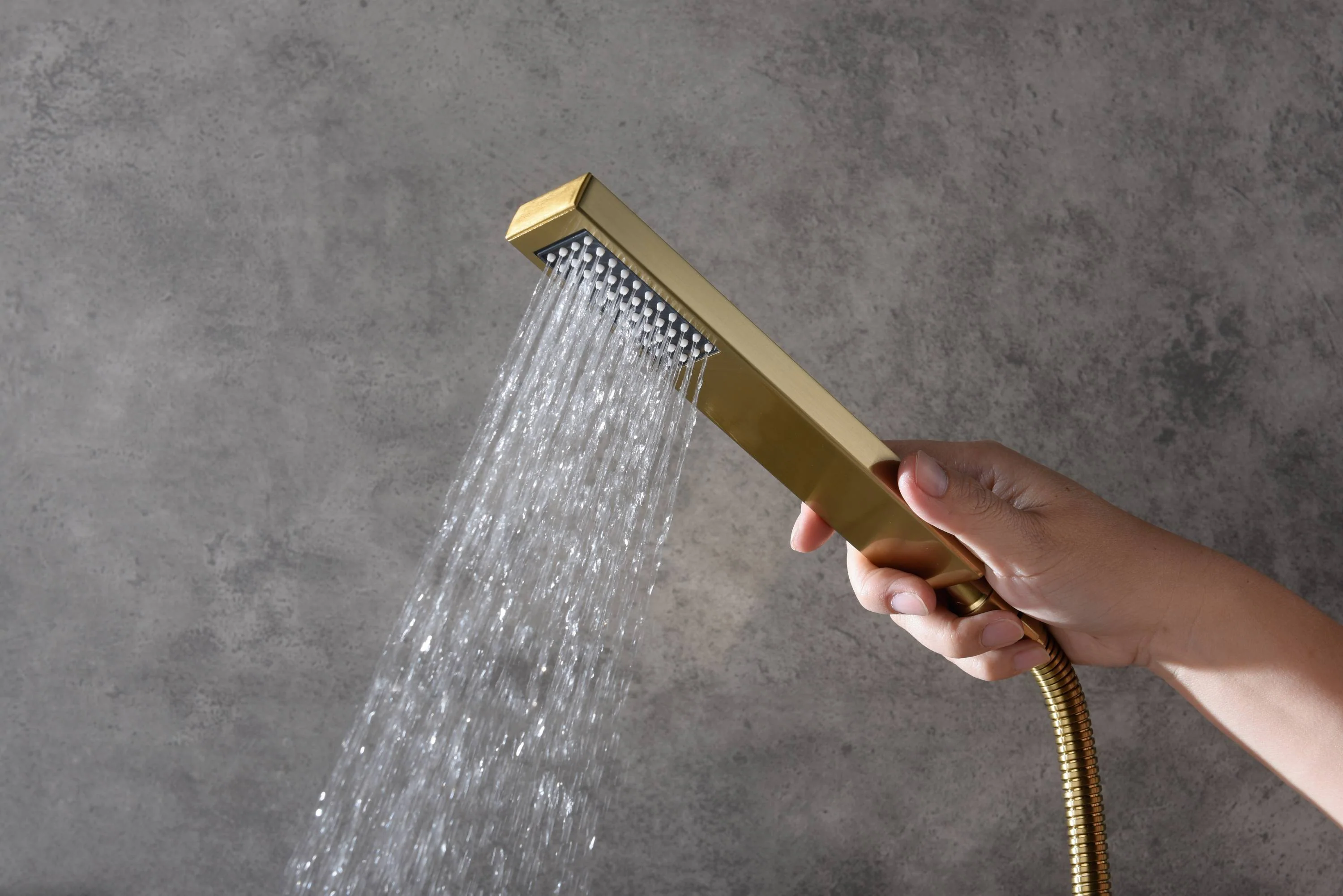 22" Bluetooth Music LED Shower System with 3-Way Thermostatic Faucet, Rainfall, Waterfall, Sliding Bar - Image 3