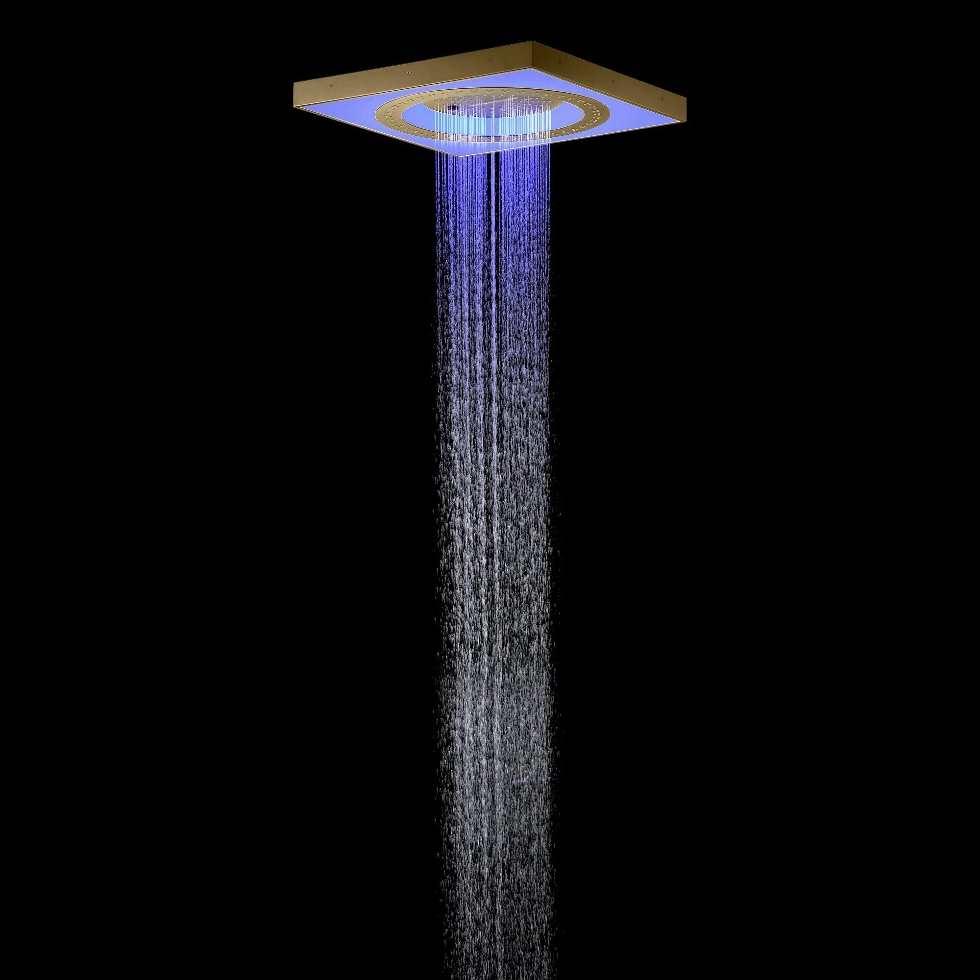 24" 3-Function Flush Mount Shower Head with LED, Bluetooth, 3 Finish Options - Image 23