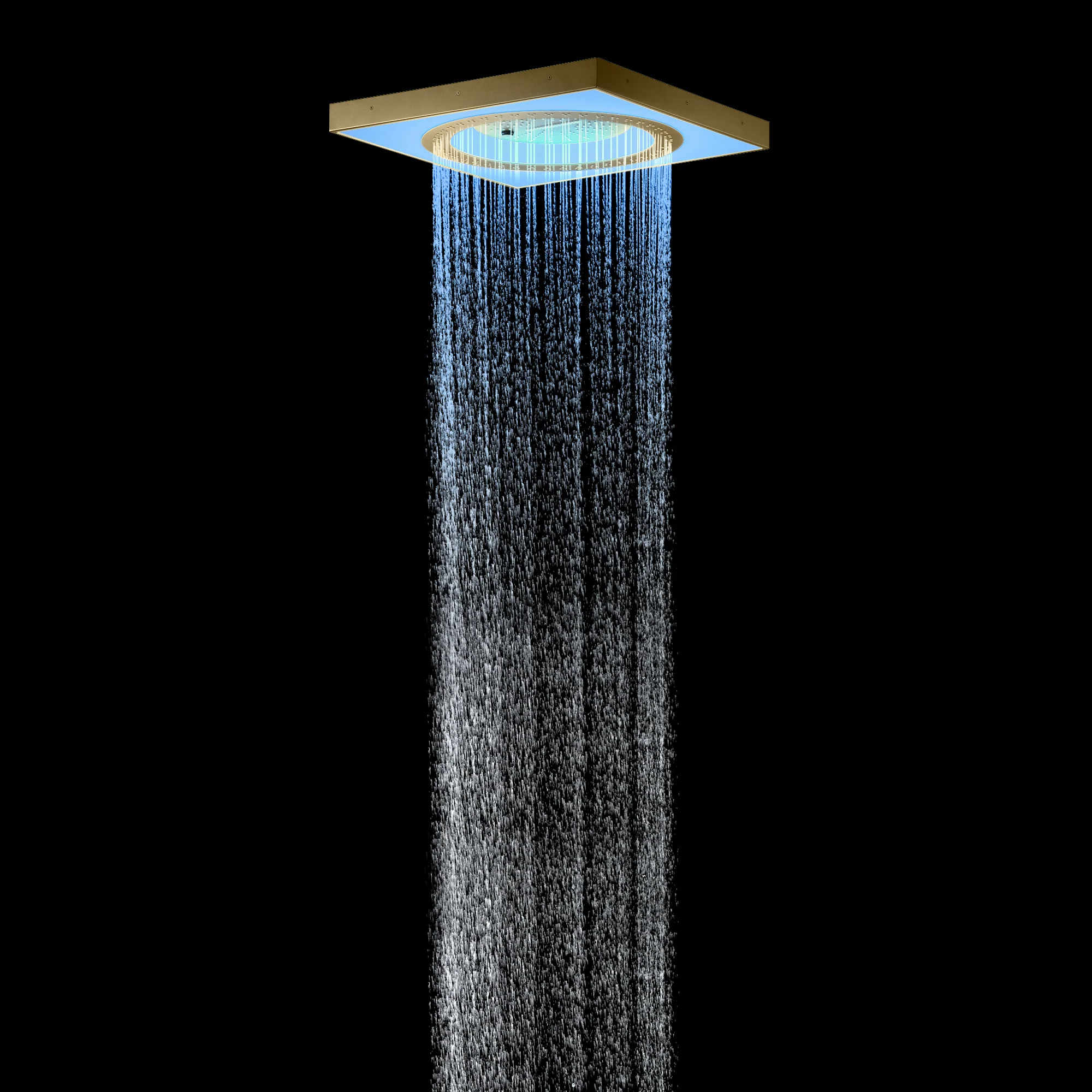 24" 3-Function Flush Mount Shower Head with LED, Bluetooth, 3 Finish Options - Image 24