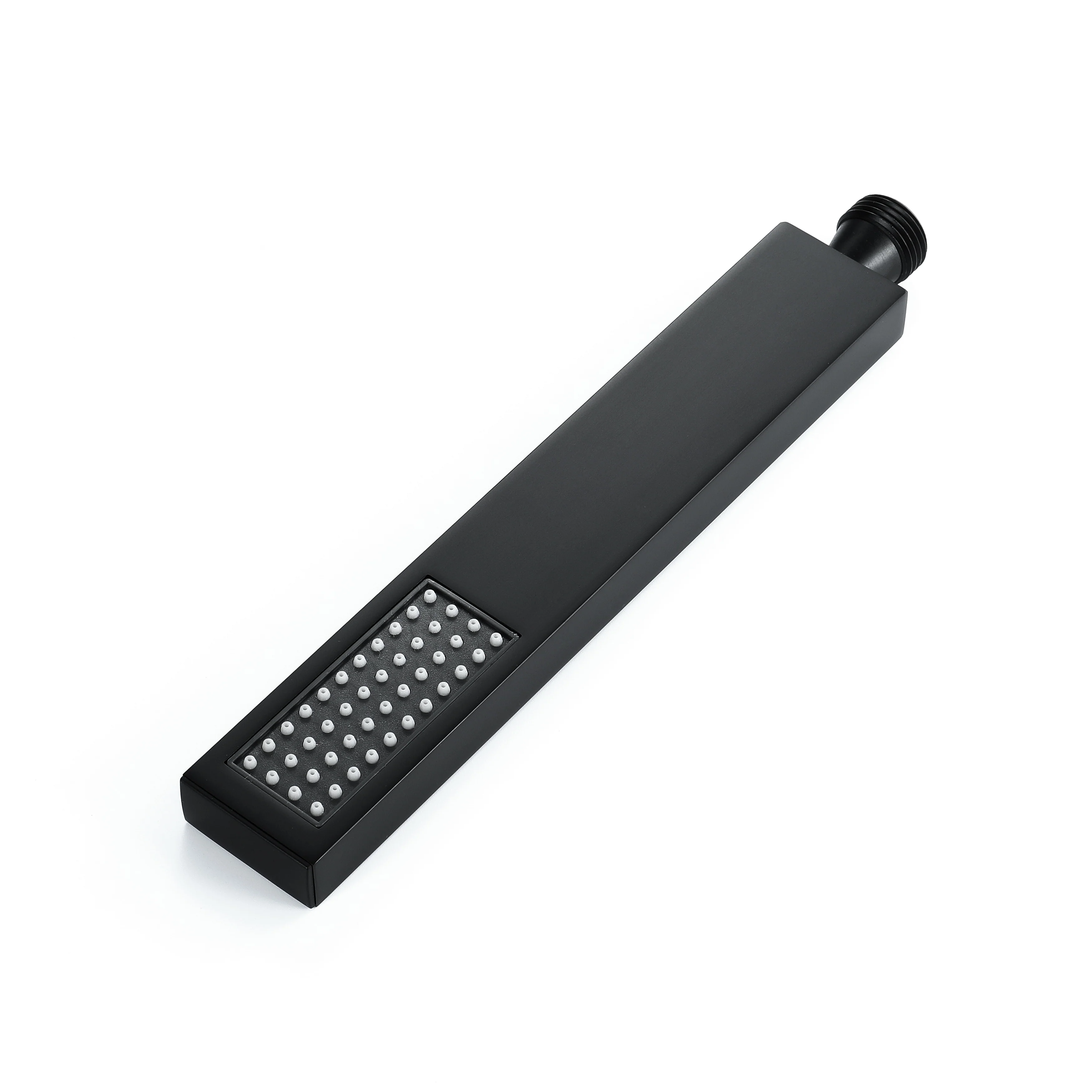 Matte Black 24" or 20" Rainfall Shower System with 4-Way Thermostatic Valve and Body Jets - Image 12