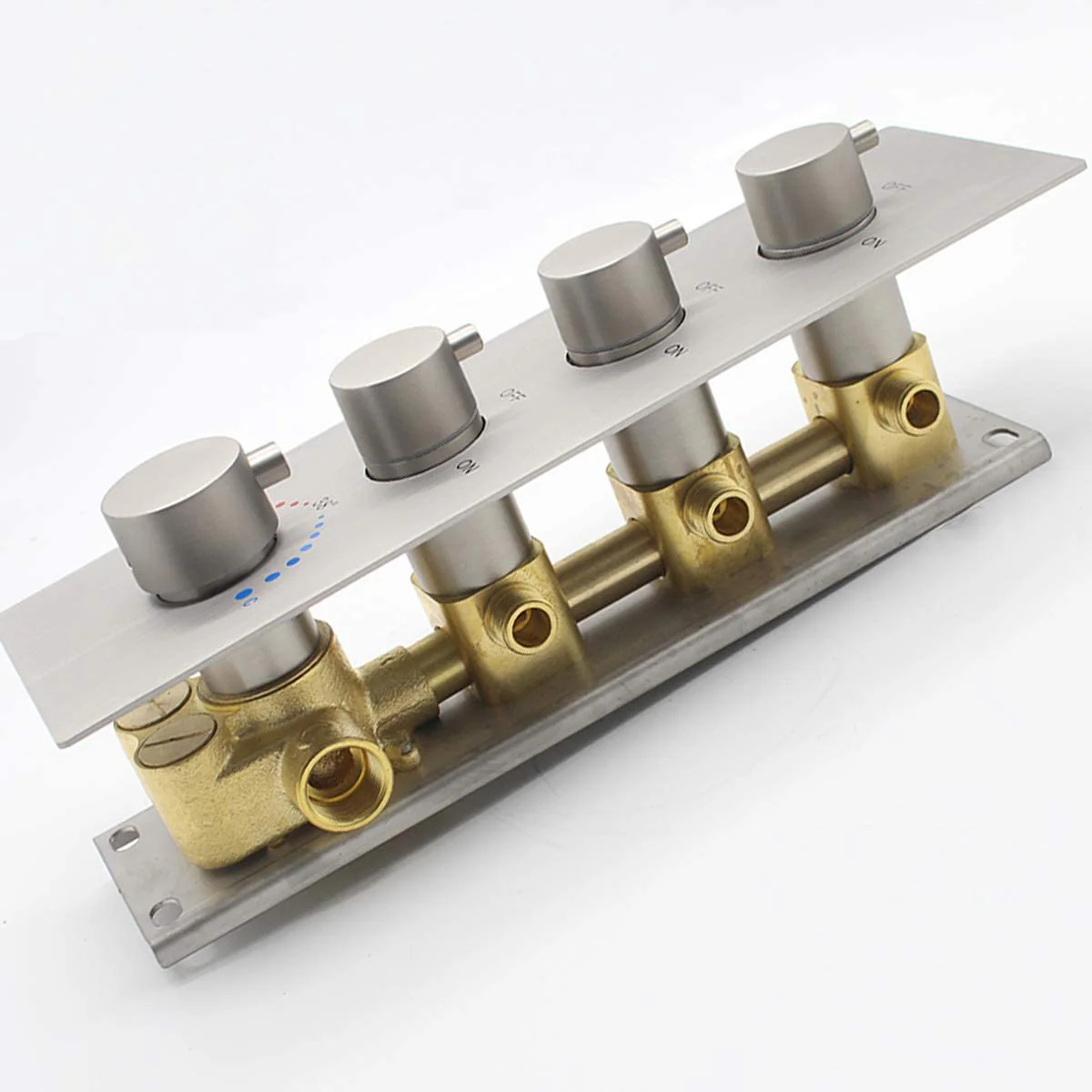 3 way thermostatic  rough in valve with trim - Image 3
