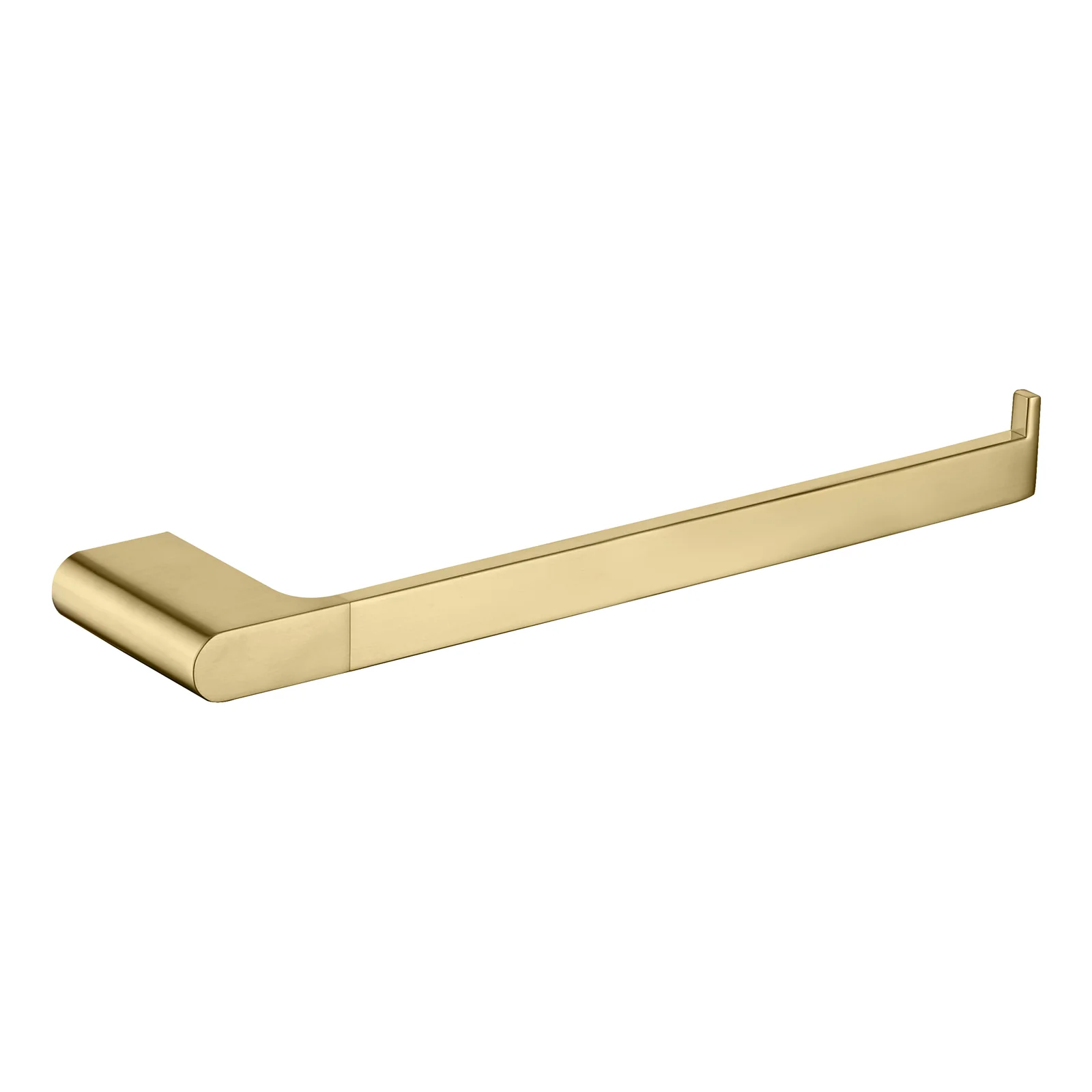 Luxurious 4-Piece Brushed Gold Bathroom Hardware Set: Towel Bar, Towel Holder, Toilet Paper Holder, Robe Hook, and Tower Holder - Wall Mounted - Image 6