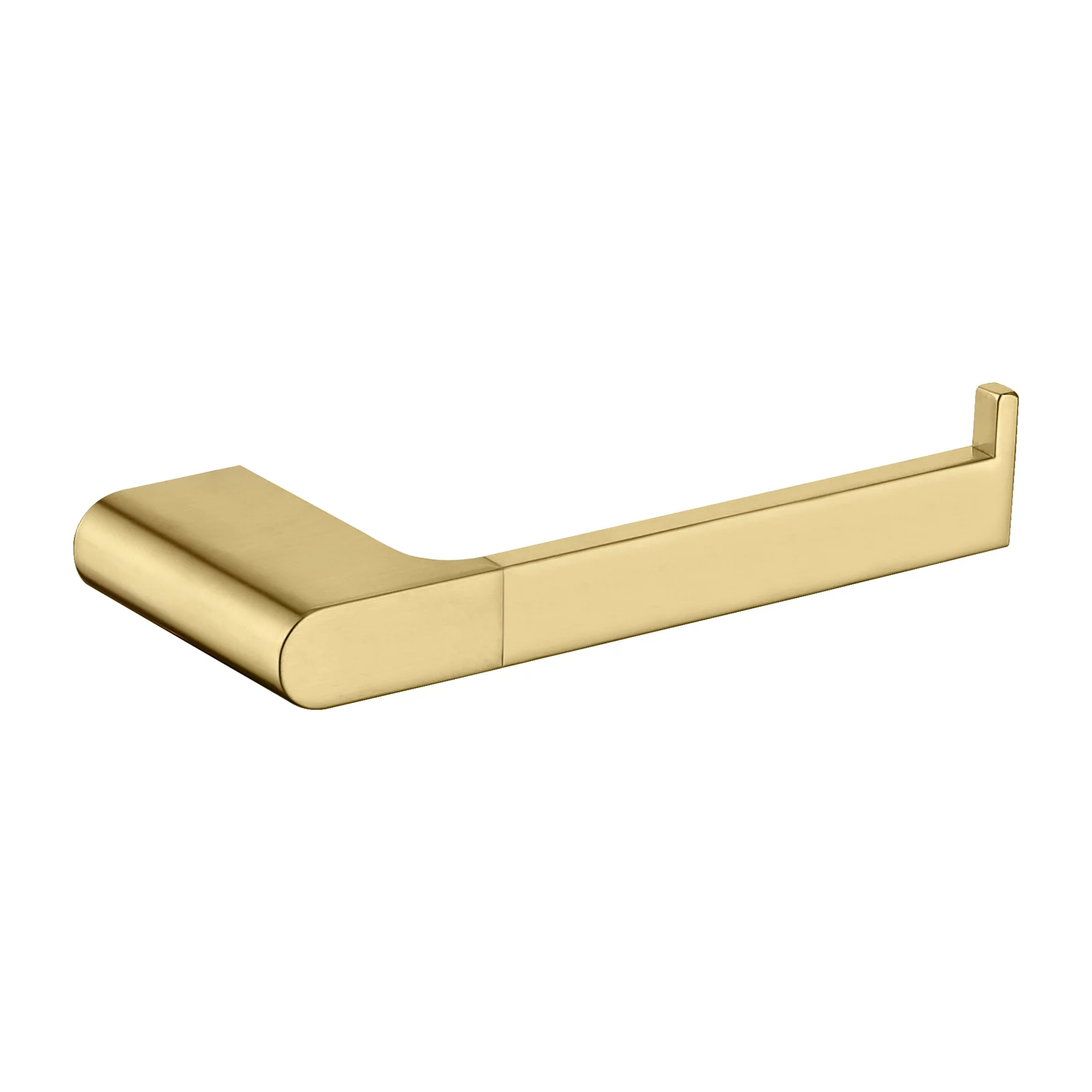 Luxurious 4-Piece Brushed Gold Bathroom Hardware Set: Towel Bar, Towel Holder, Toilet Paper Holder, Robe Hook, and Tower Holder - Wall Mounted - Image 7
