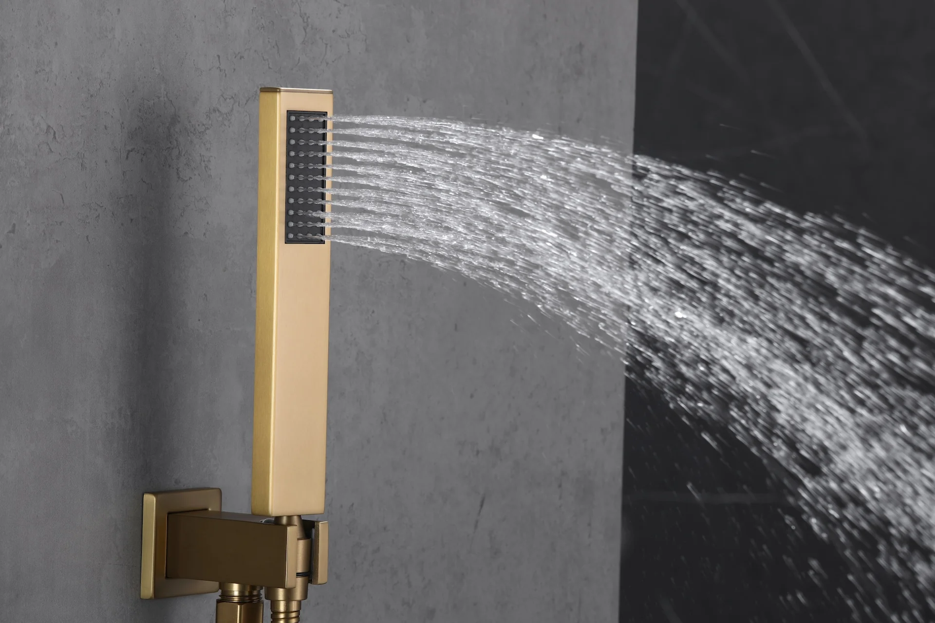 6" Regular Shower Head  - 4-Way  Thermostatic System with 6 jets and tub spout - Image 17