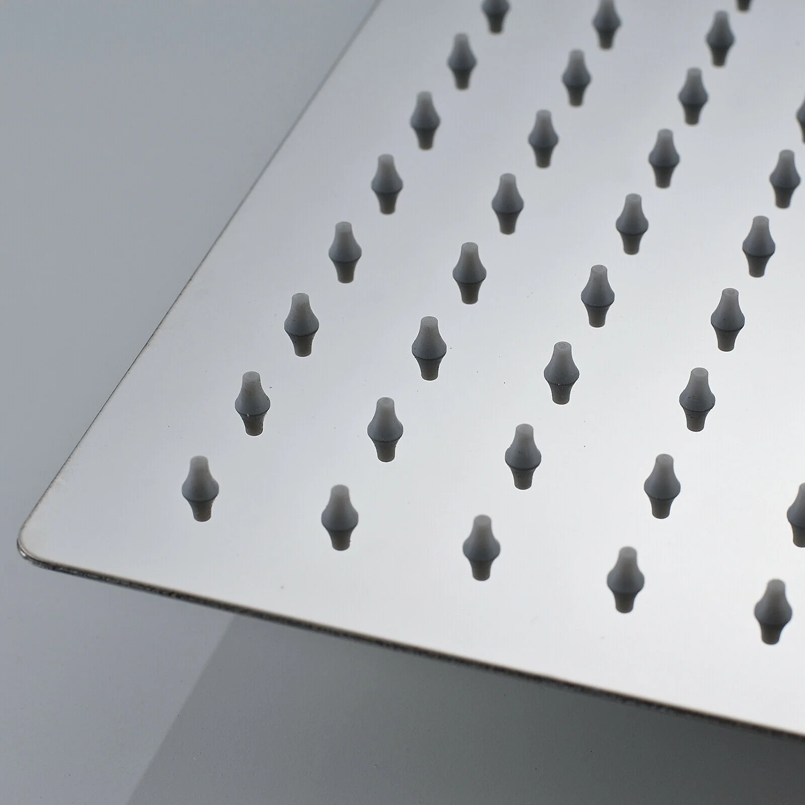 Chrome Stainless Steel Rainfall Shower Head: Choose from 12-inch or 16-inch Sizes - Image 3