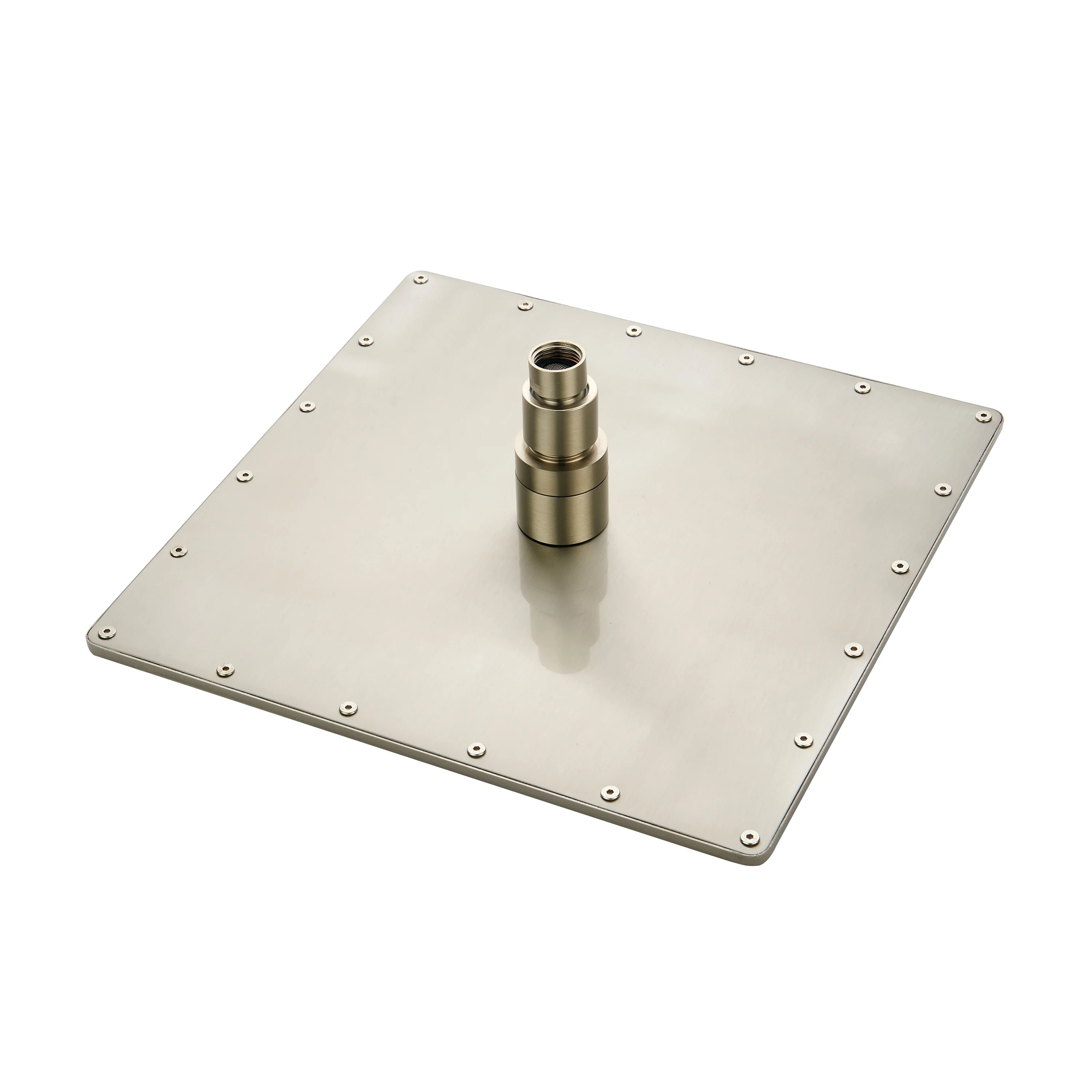 3-Way Brushed Nickel Ceiling-Mounted Thermostatic Shower System with 12'' or 16'' Rain Head, Optional LED Light - Image 13
