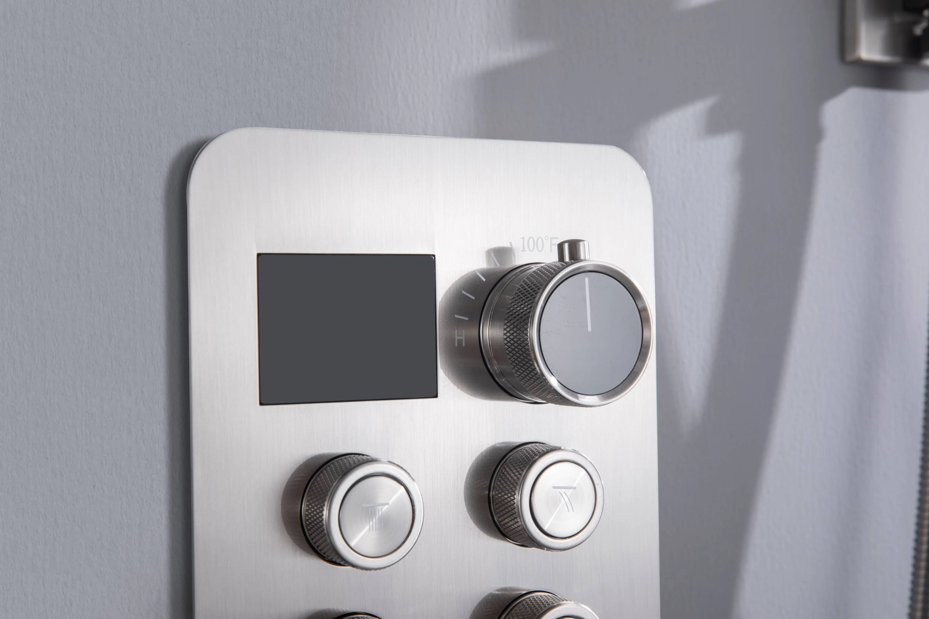 16-inch Bluetooth Music LED 6-Way Digital Thermostatic Shower  System with Waterfall,3 Body Jets, Regular Head - Image 24