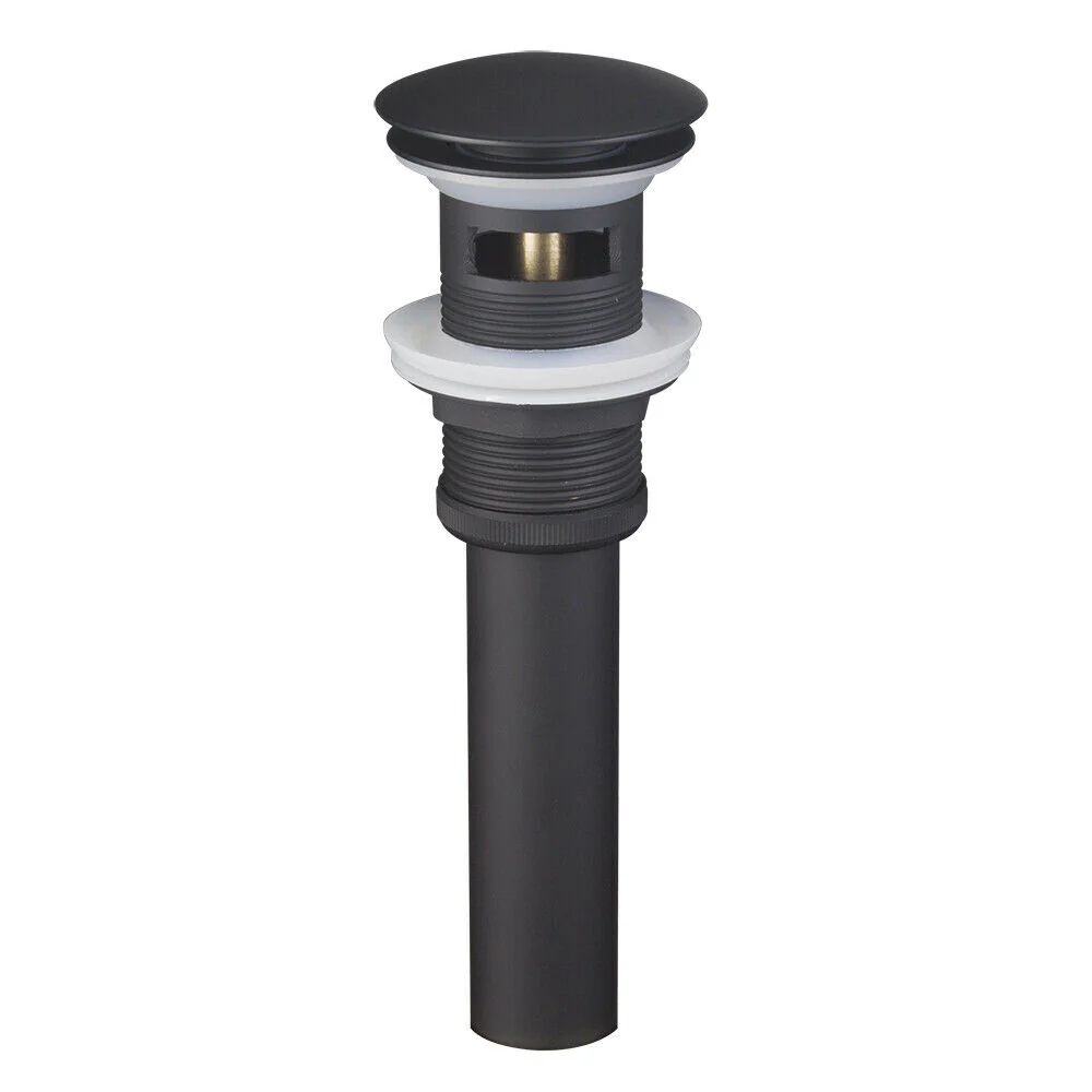 Solid Brass Pop-Up Overflow Drain for Bathroom Sink - Available in 4 Elegant Finishes - Image 5