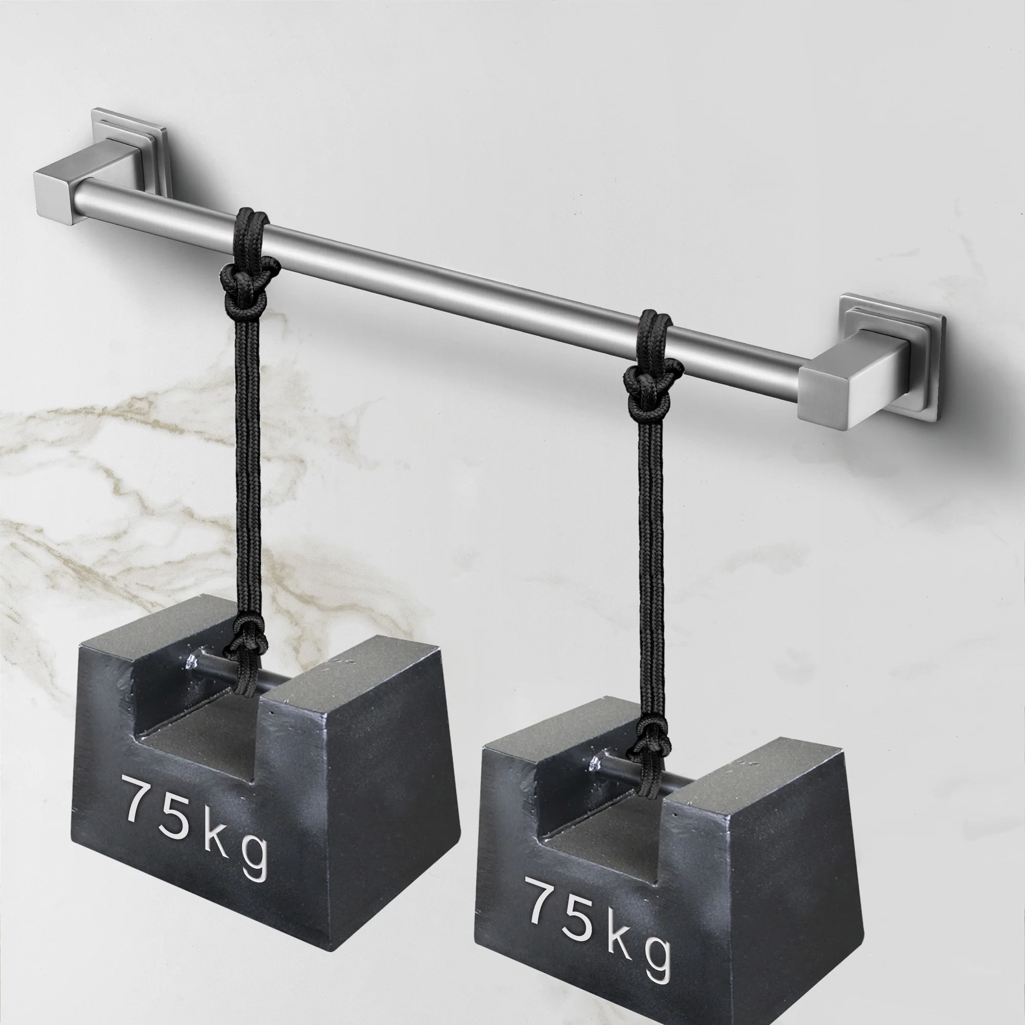 Brushed Gold or Brushed Nickel or Matte Black or Rose Gold 24'' Designer Grab Bar - Image 14