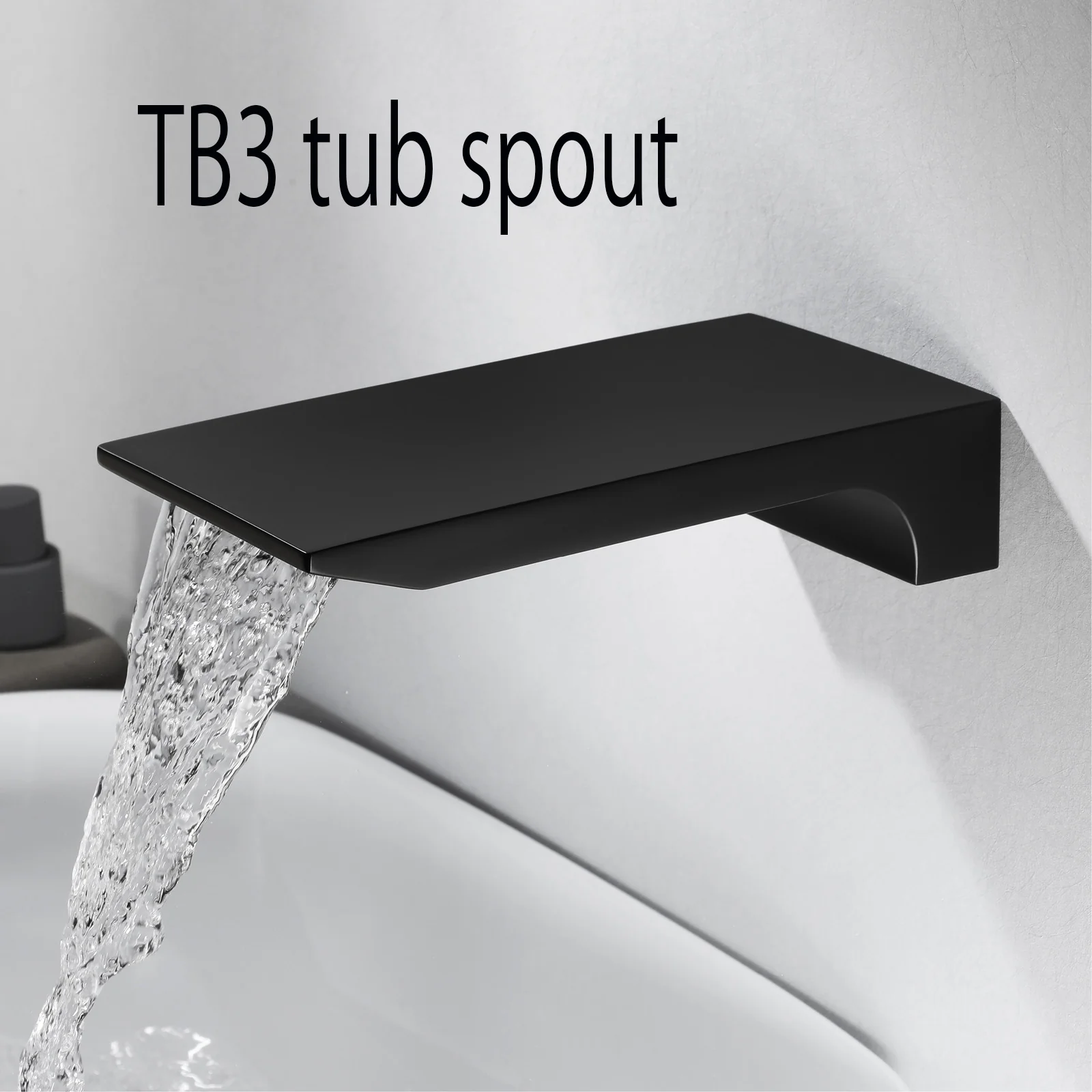 Brushed gold 3 way Thermostatic Shower valve system with tub spout that each function run all together and separately - Image 17