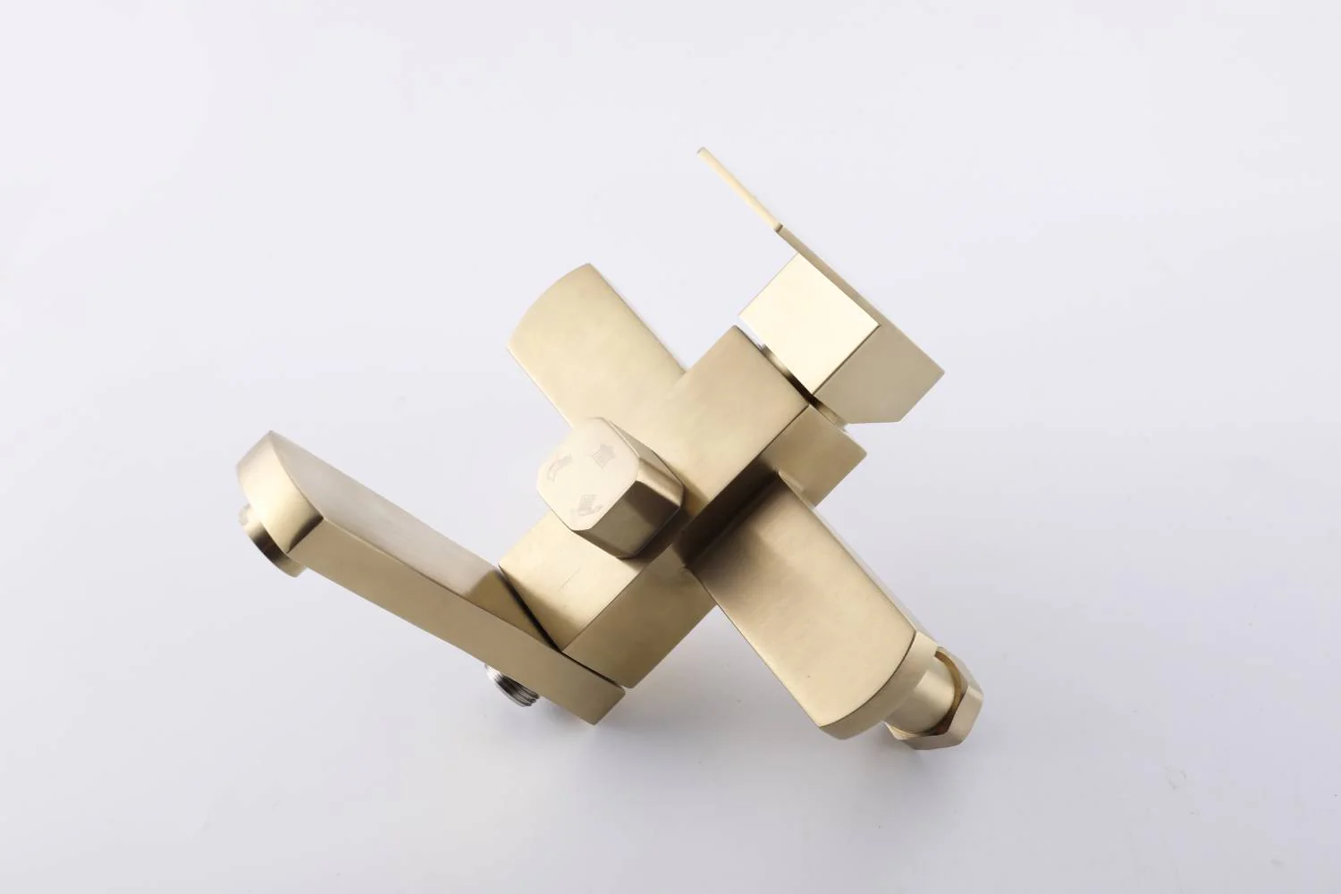 Luxury Brushed Gold 3-Function Exposed Shower Set with Handheld Shower and Tub Spout - Image 16