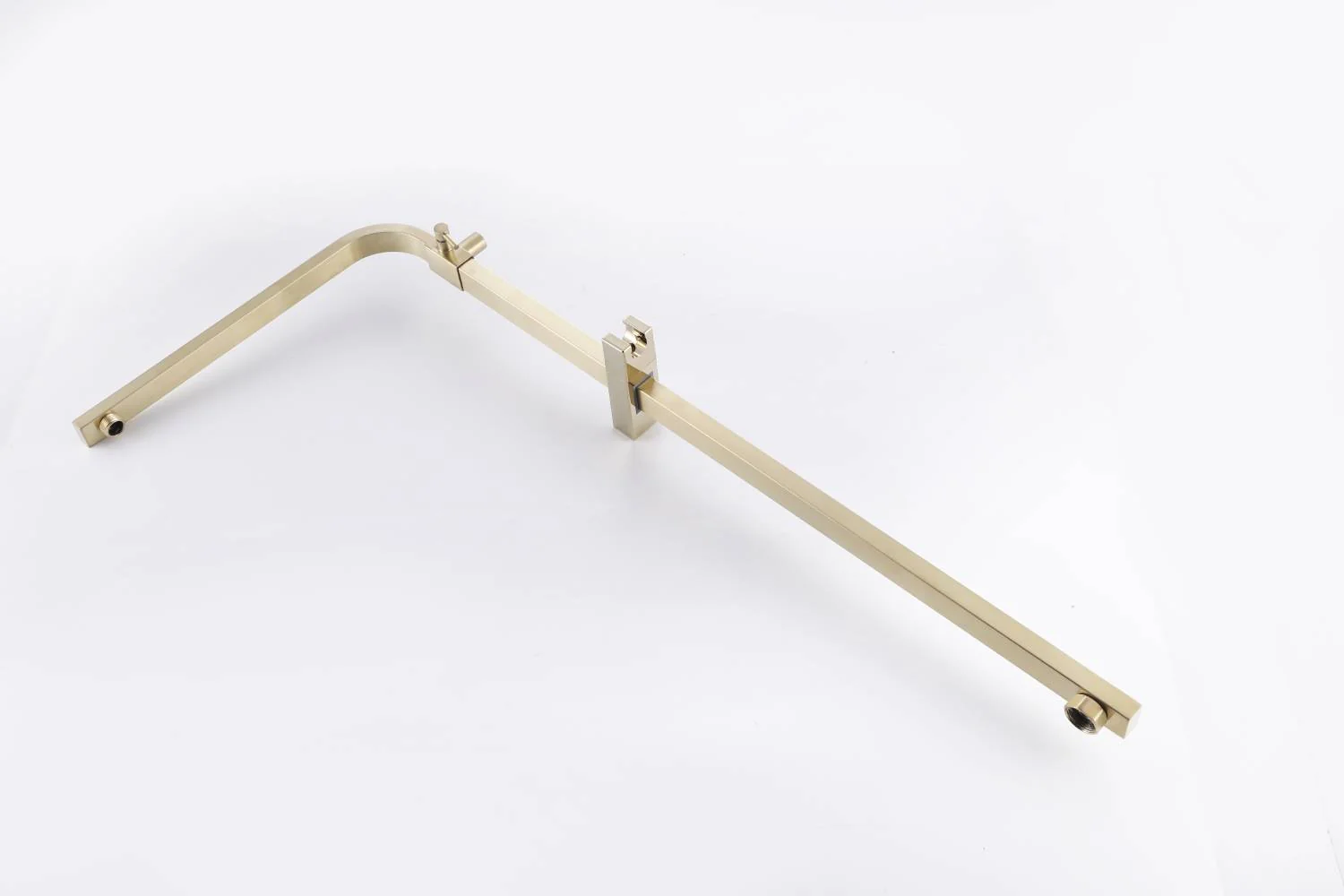 Luxury Brushed Gold 3-Function Exposed Shower Set with Handheld Shower and Tub Spout - Image 8