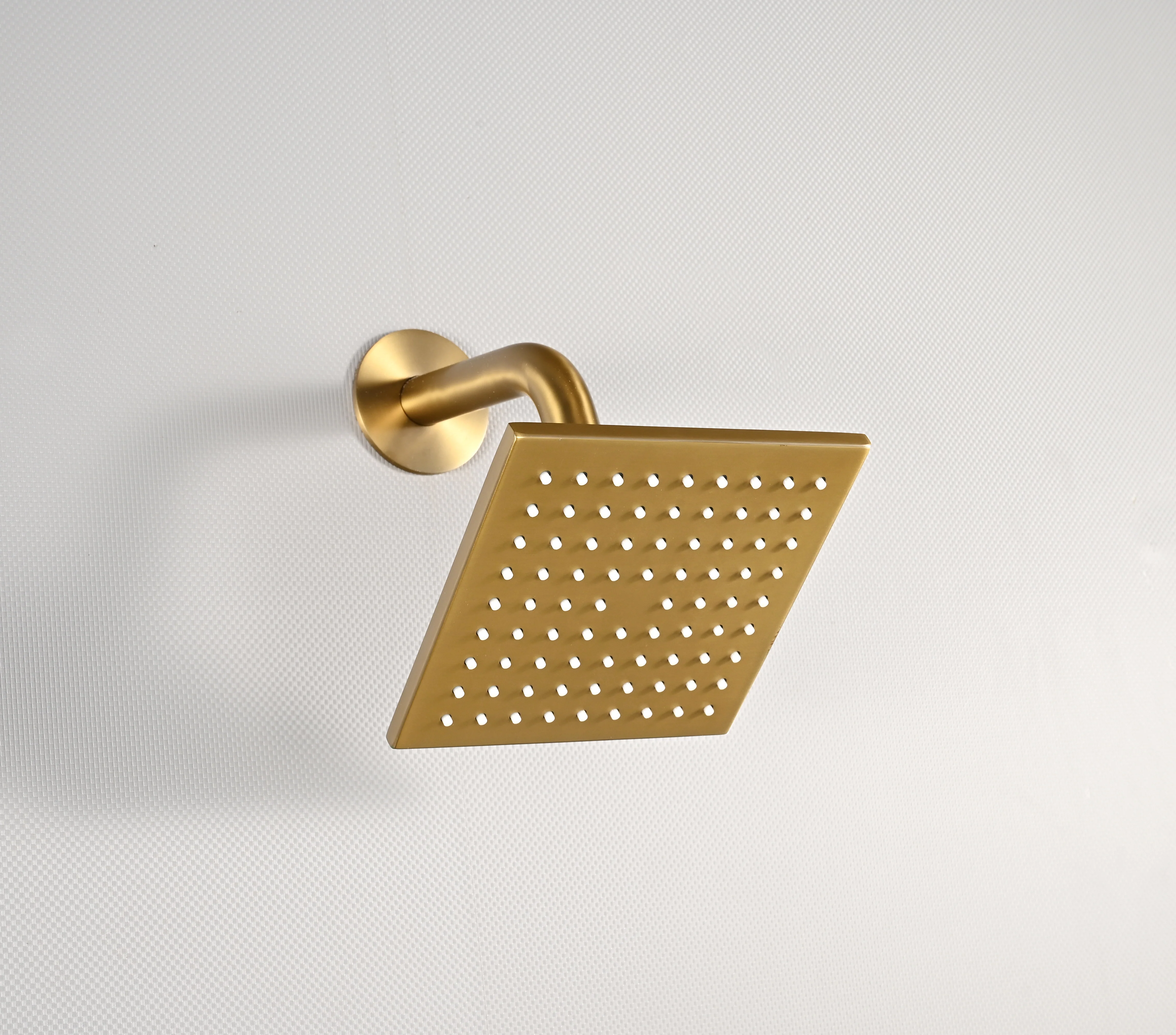 Brushed Gold High Pressure Rainfall Shower Head with 3-Way Thermostatic Shower Faucet - Simultaneous and Independent Functionality - Image 11