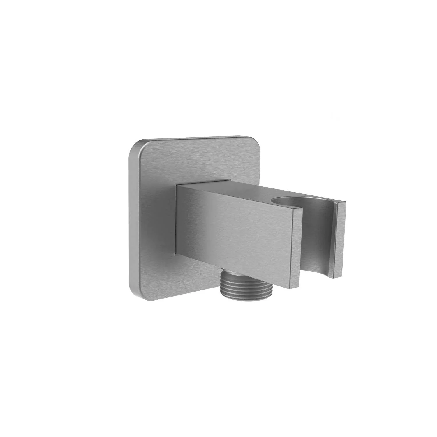 Brushed Nickel Brass Handheld Shower Sprayer: Complete with Brass Shower Holder and Hose for a Stylish and Functional Upgrade - Image 5
