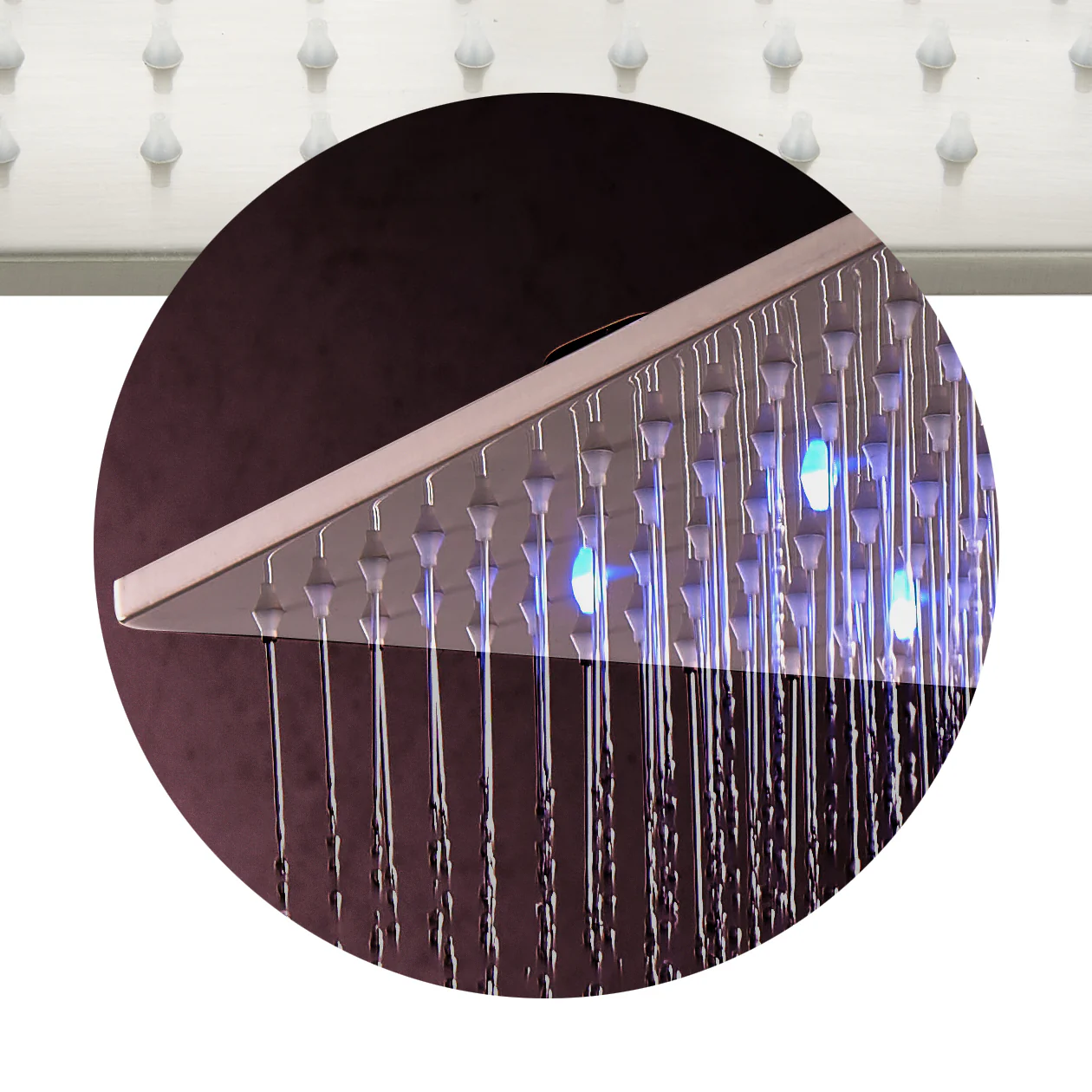 Brushed Nickel Dual 12'' or 16'' Rain Shower Head 3-Way Thermostatic Shower System - Image 7
