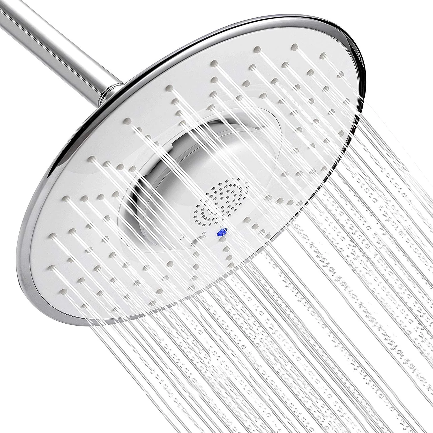 Chrome 8inch wireless music shower head system with single function rough in valve and 4inch handle sprayer - Image 5