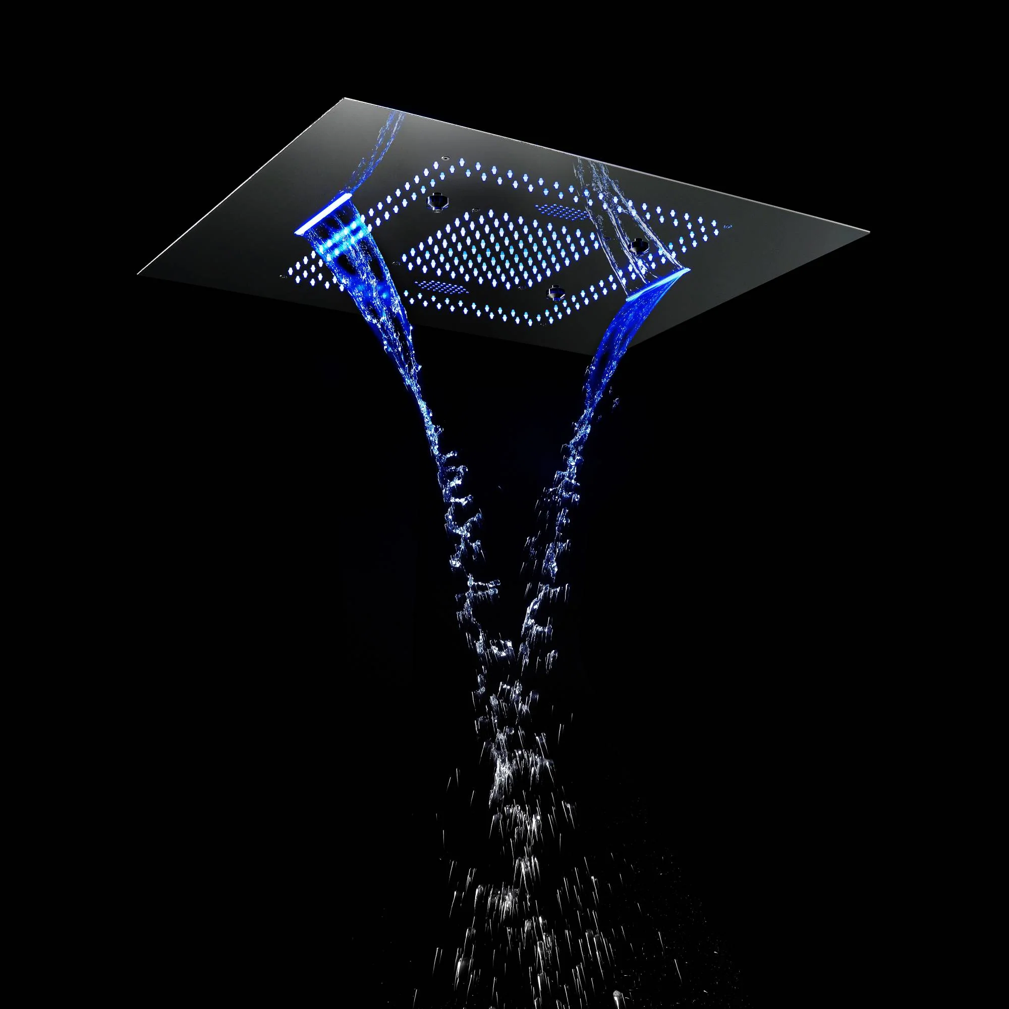 Chrome 31" Rainfall Waterfall Shower Head Faucet with Digital Display, Thermostatic System - Image 10