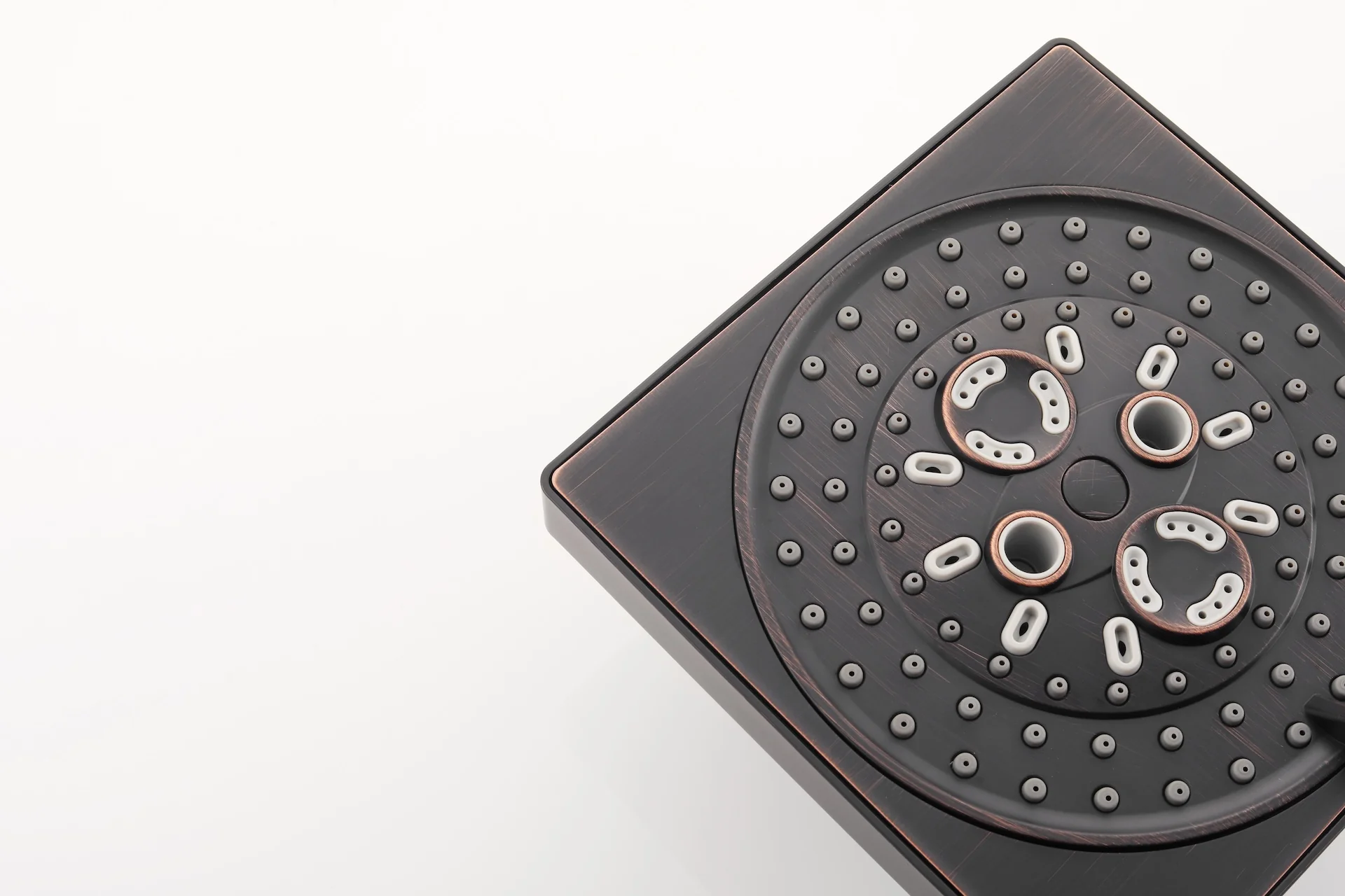 Oil Rubbed Bronze 3-Way Thermostatic Shower Faucet System with Ceiling-Mounted 12-Inch or 16-Inch Non-LED Rainfall Shower Head and Wall-Mounted 6-Inch High Water Pressure Regular Shower Head - Image 13