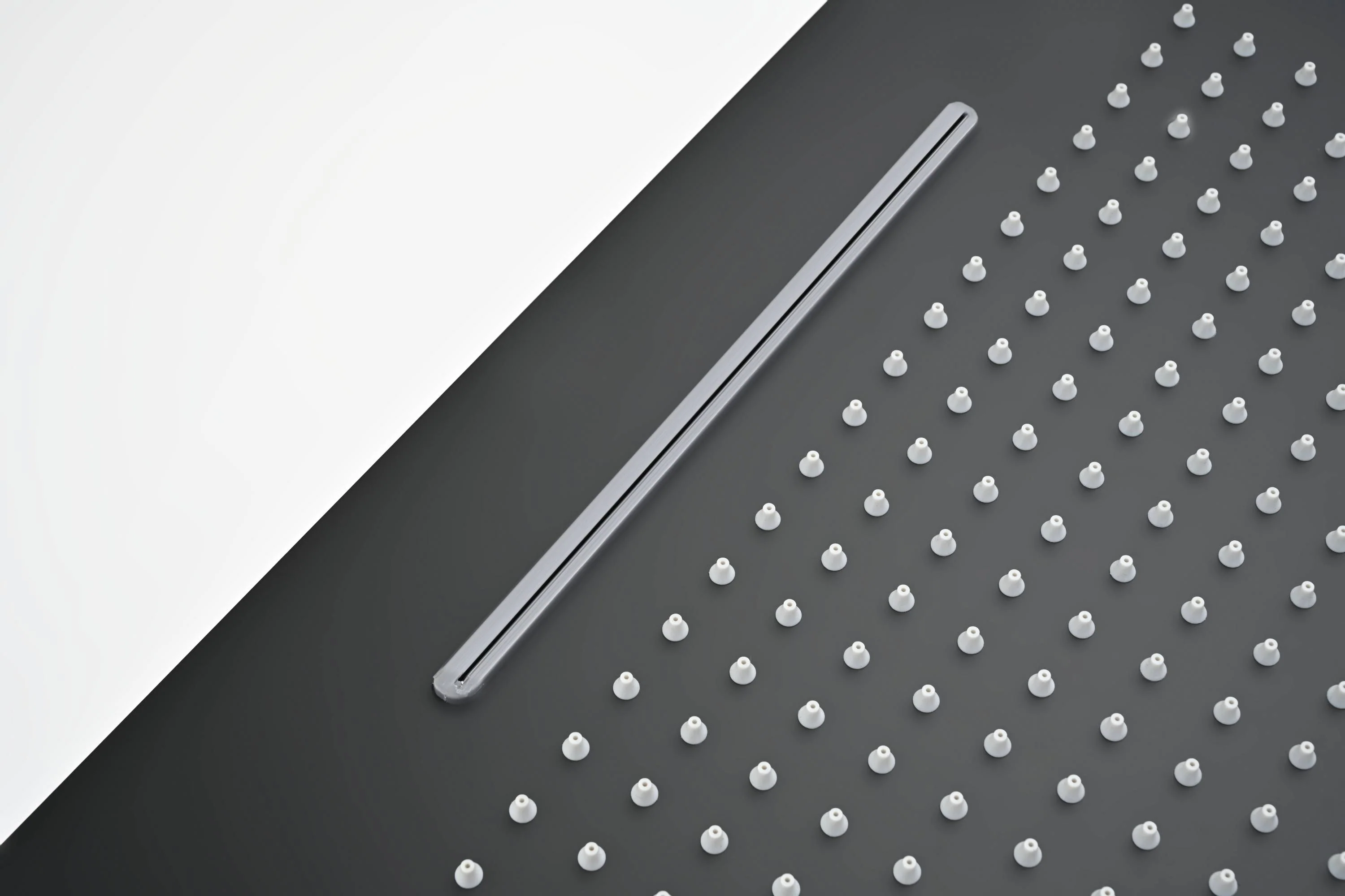 20" Flush Mount Rainfall Waterfall Shower Head with 3-Way Digital Thermostatic Faucet - Image 15
