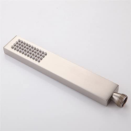 20" Brushed Nickel Rainfall Shower System: Ceiling/Flush-Mounted, Thermostatic Valve, 6 Jets, 6" Regular Head - Image 8