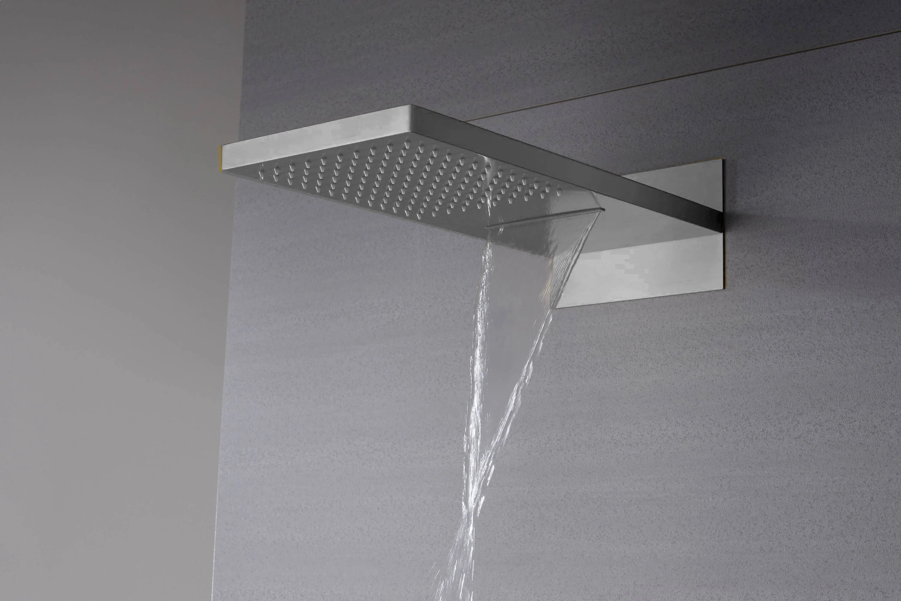 22-Inch Wall Mount Shower Heads: Choose from Chrome, Brushed Gold, Polished Gold, Brushed Nickel, or Matte Black or Oil Rubber Bronze Finishes, and Opt for LED or Non-LED Lighting - Image 16