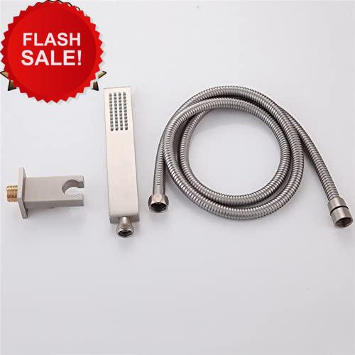 22inch rainfall and waterfall Brushed Nickel 4 Way Thermostatic Shower Faucet with 4inch Body Jet - Image 7