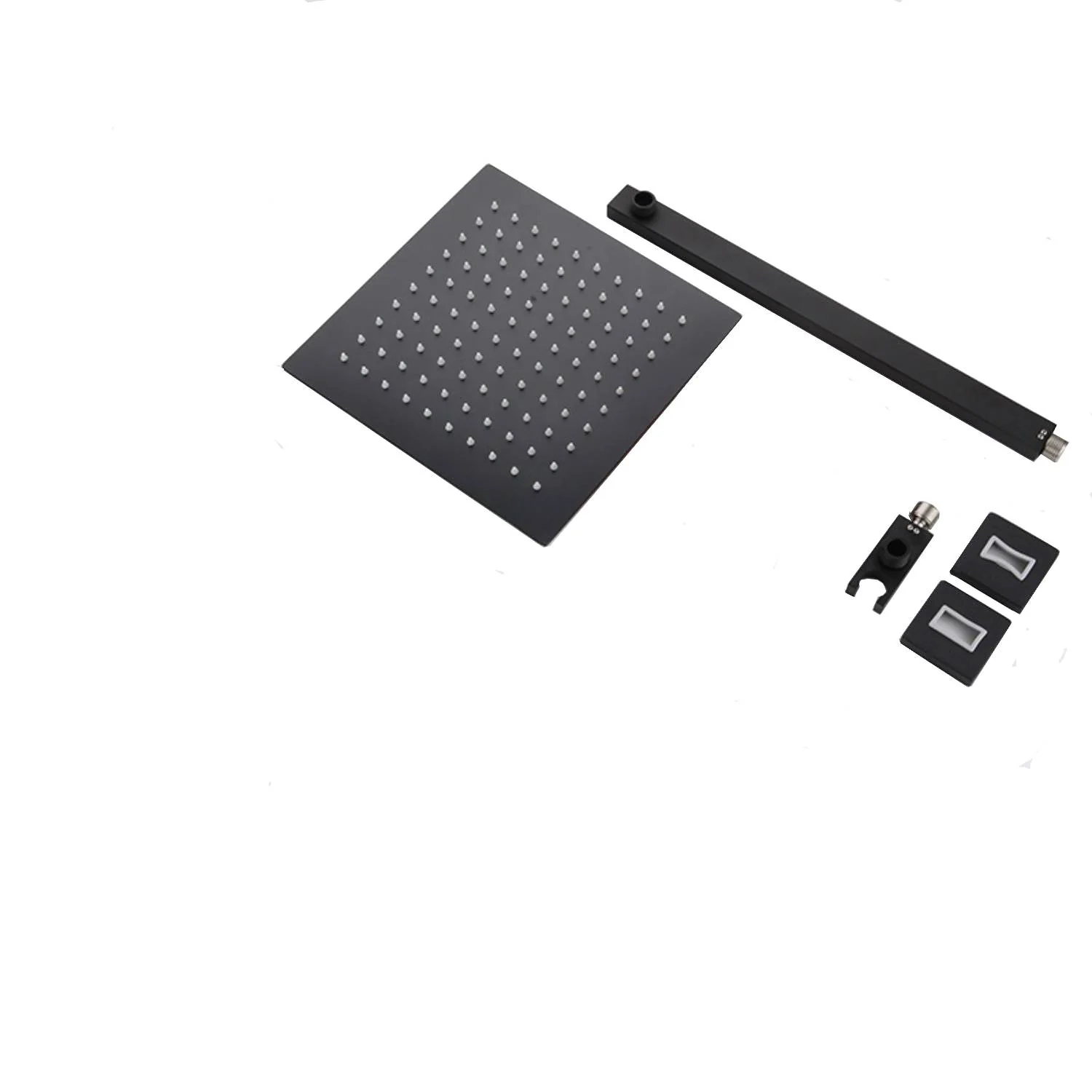 Matte Black LED 3-Way Digital Shower Faucet: 12" or 16" with Rain Head and Tub Spout - Image 9
