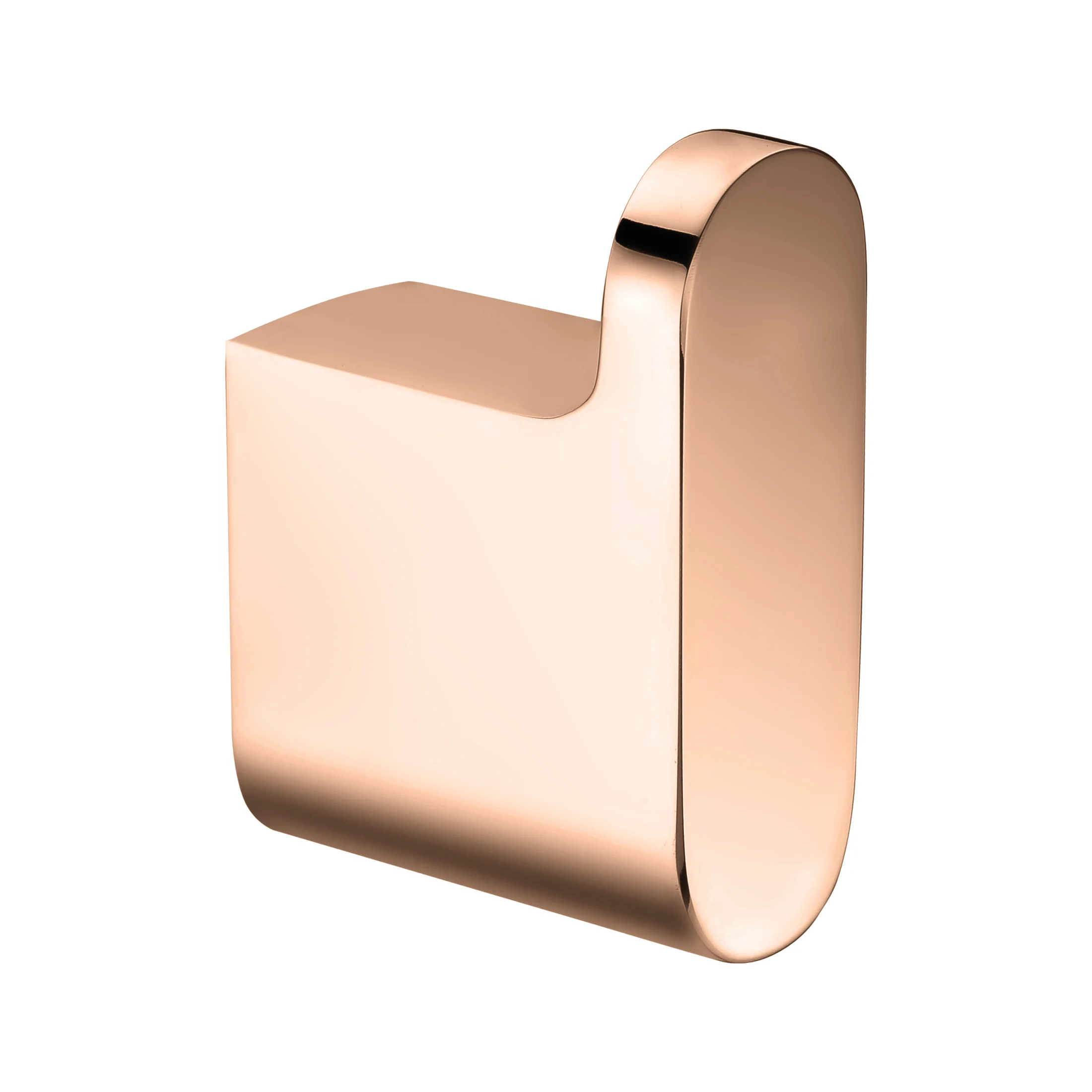 Luxurious 4-Piece Brass Rose Gold Bathroom Hardware Set: Towel Bar, Towel Ring, Toilet Paper Holder, Robe Hook, and Tower Holder - Wall Mounted - Image 7